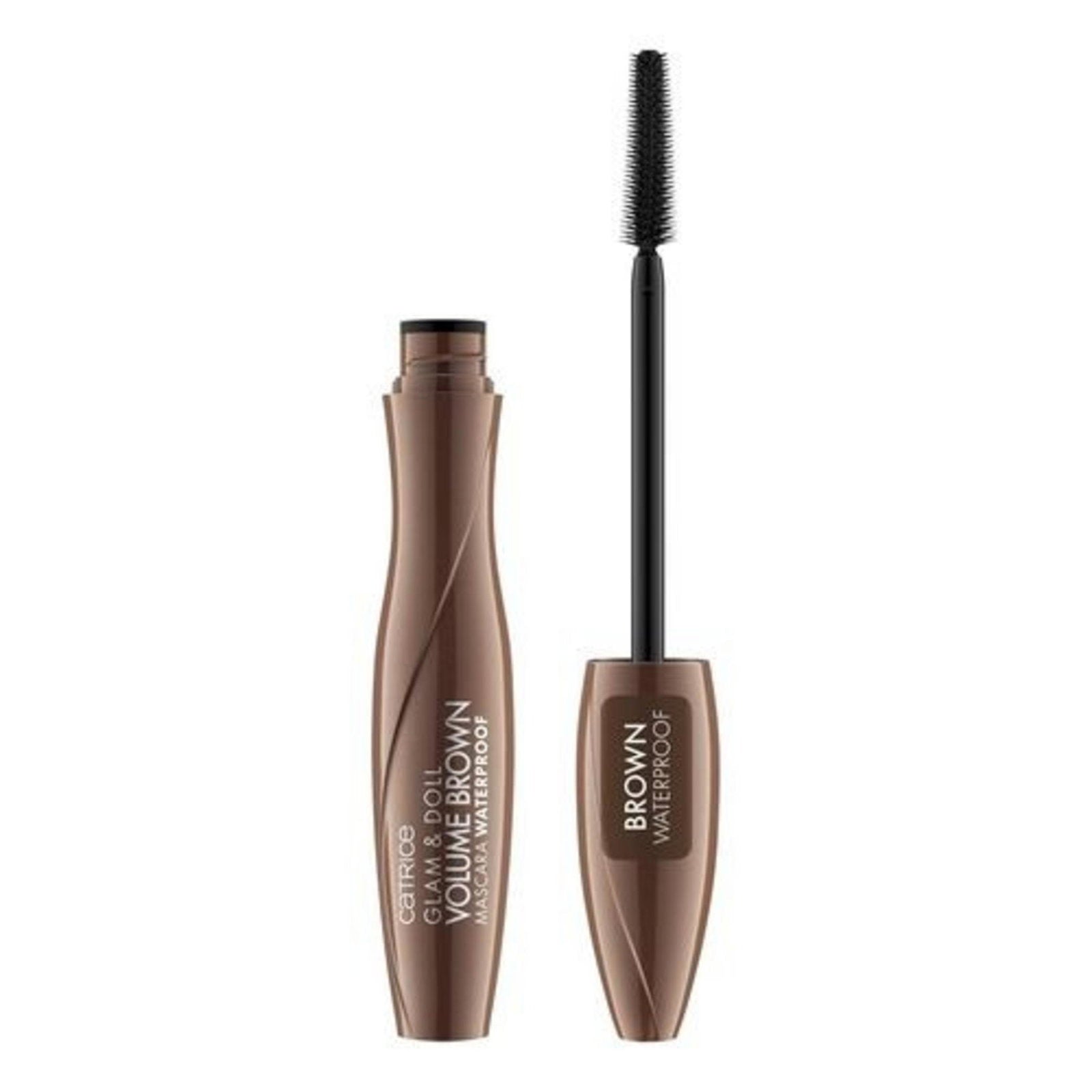 Catrice, Glam & Doll, Waterproof, Volumizing, Mascara, Brown, 10 ml