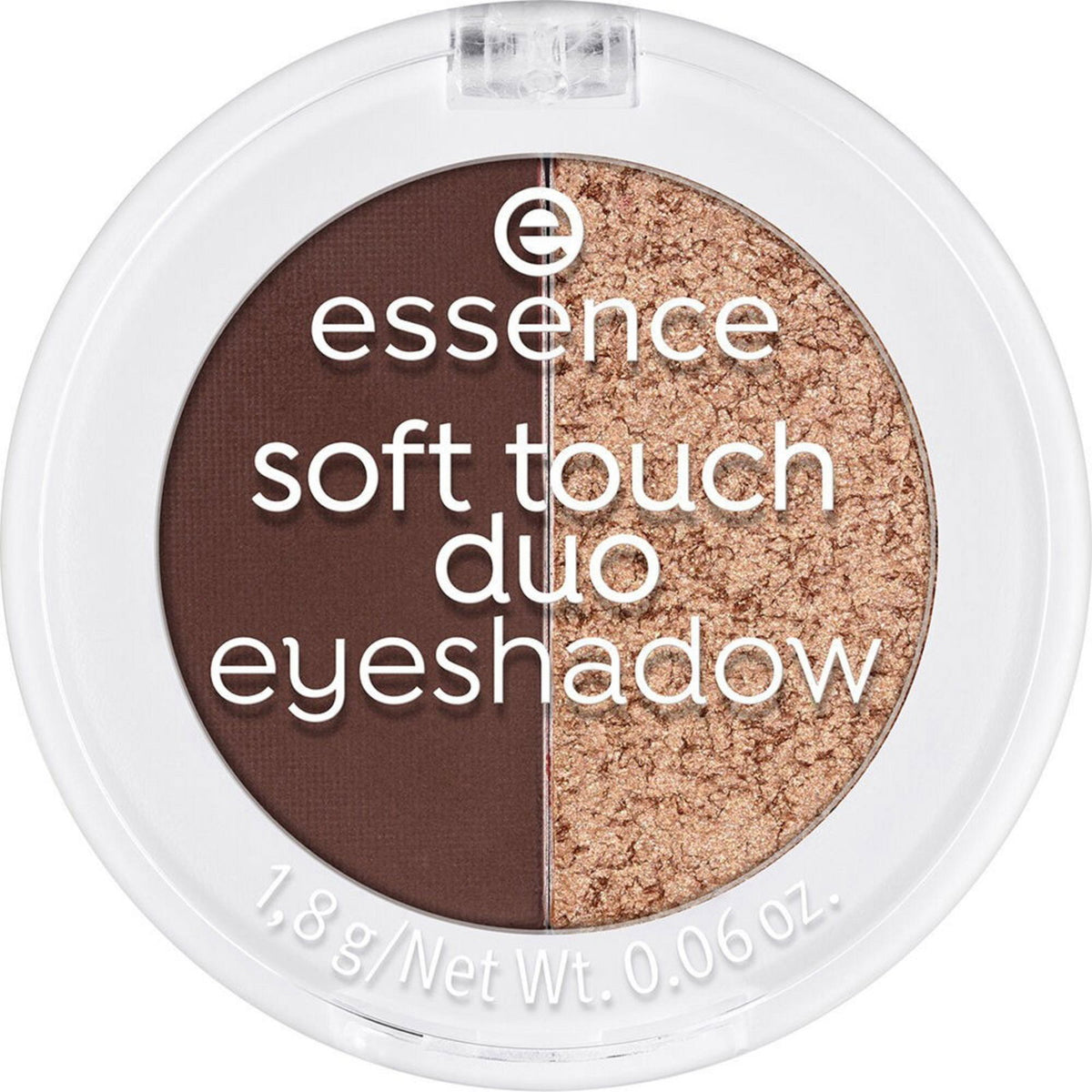 Essence, Soft Touch Duo, Eyeshadow Compact, 04, Mocha Muse, 1.8 g