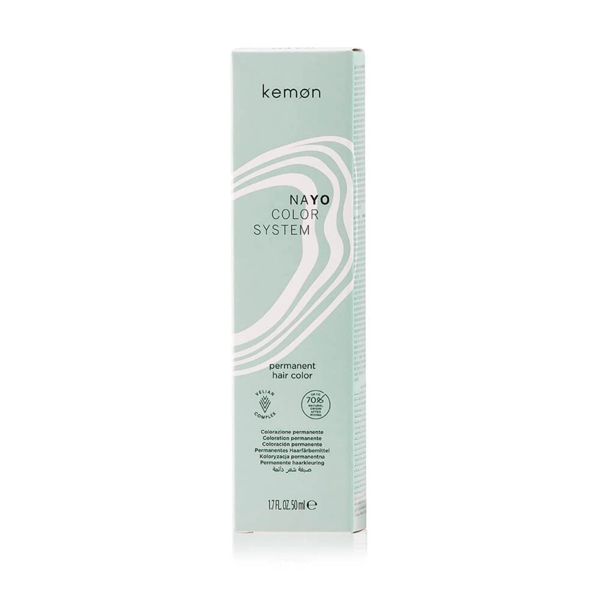 Kemon Nayo Color System Permanent Hair Color 7.2 Beige Blonde 50 ml