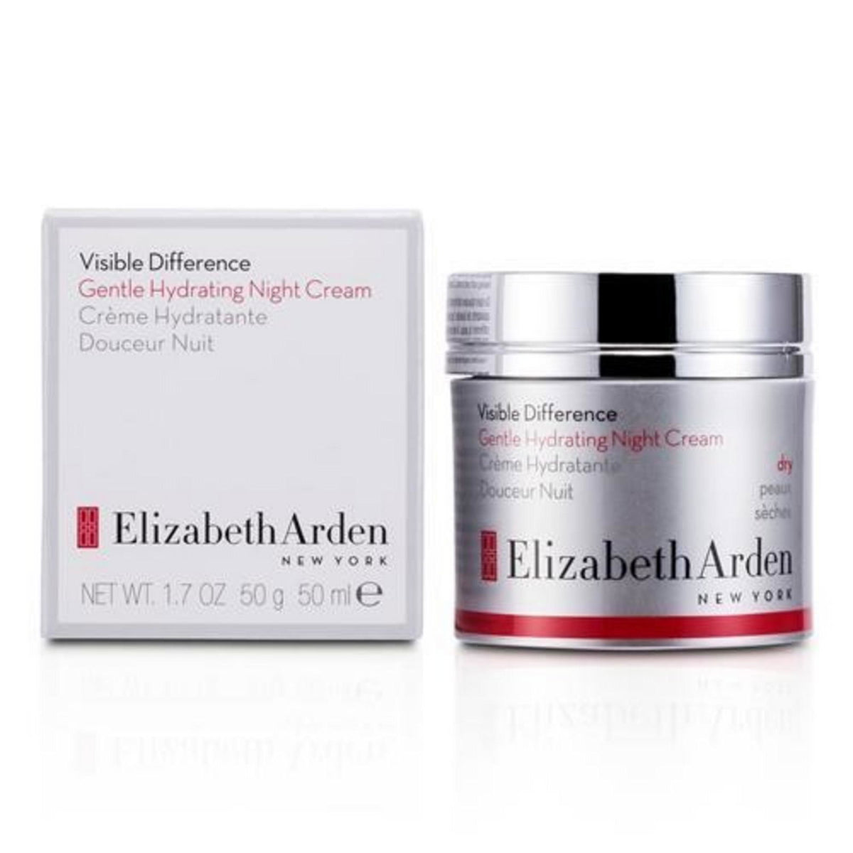 Elizabeth Arden, Visible Difference, Dimethicone, Intense Hydration, Night, Cream, For Face, 50 ml
