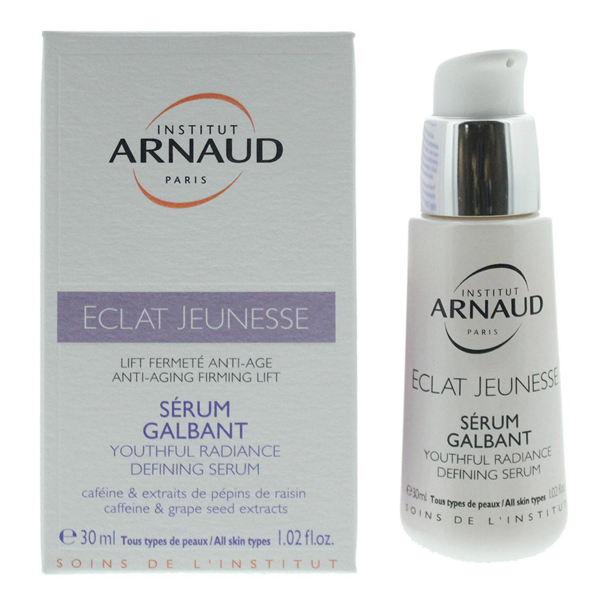 Institut Arnaud, Youthful Radiance, Anti-Aging, Serum, For Face & Neck, 30 ml