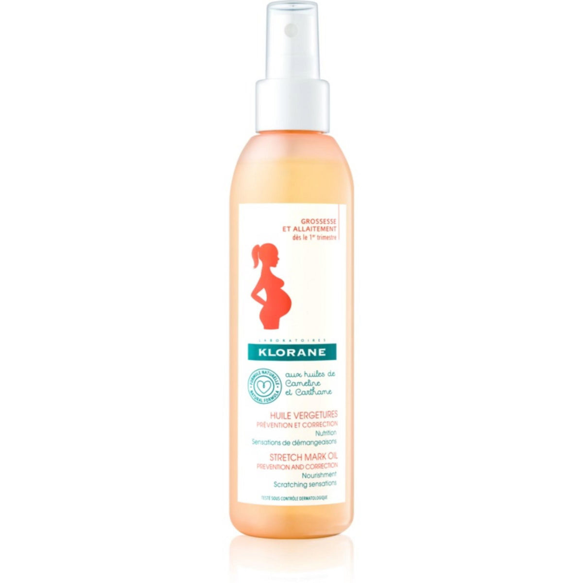 Klorane, Mum, Anti-Stretch Marks, Massage Oil, 200 ml