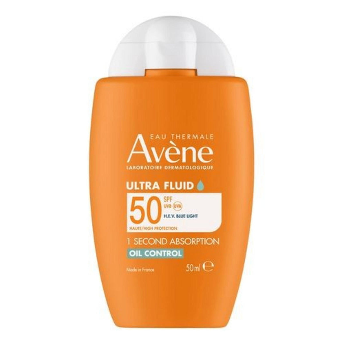 Avene, Ultra Fluid, Mattifying, Daily, Fluid, Face, SPF 50+, 50 ml