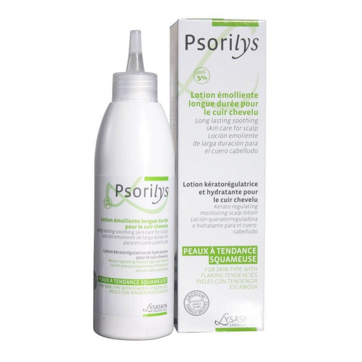 Lab Lysaskin, Psorilys, Hair Treatment Shampoo, Kerato-Reducing, For Dry/Flaky Scalp, 150 ml