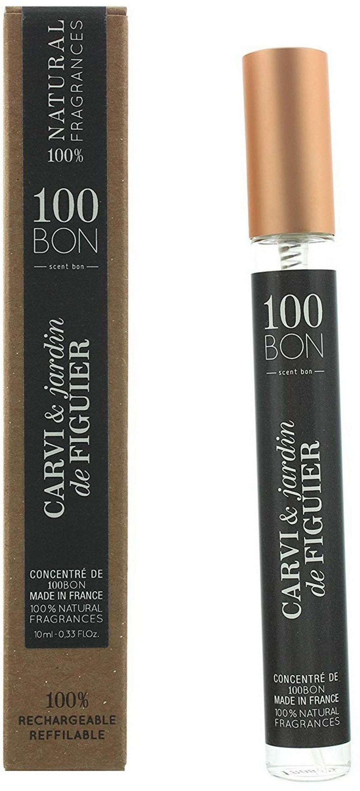100 Bon, Carvi & Jardin de Figuier, Eau De Parfum, Unisex, Refillable, 10 ml