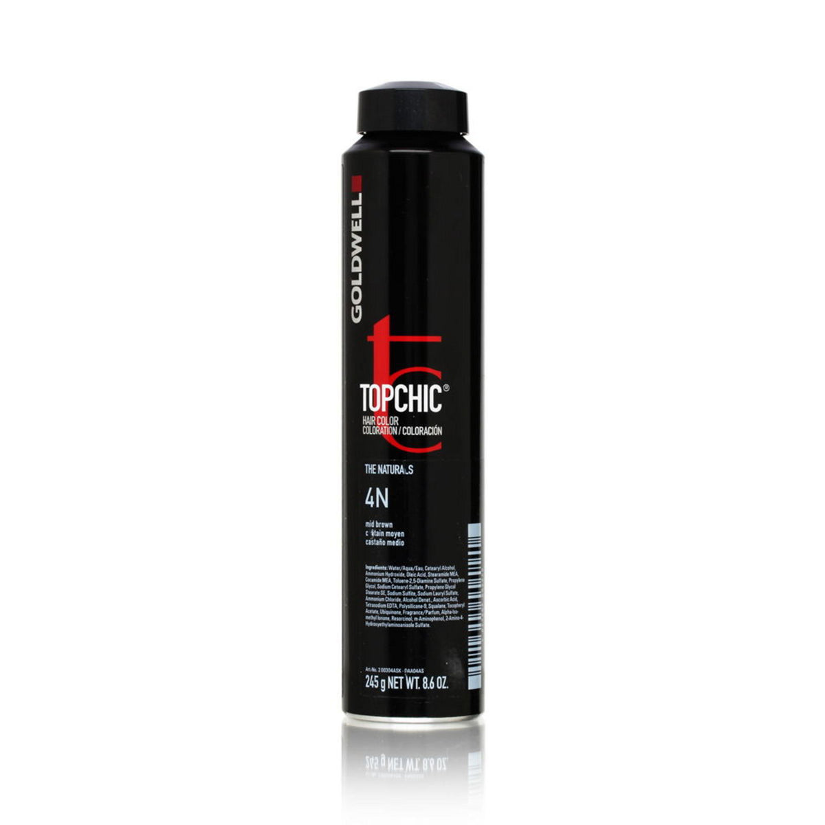Goldwell, TopChic, Permanent Hair Dye, 4N Middle Brown, 250 ml