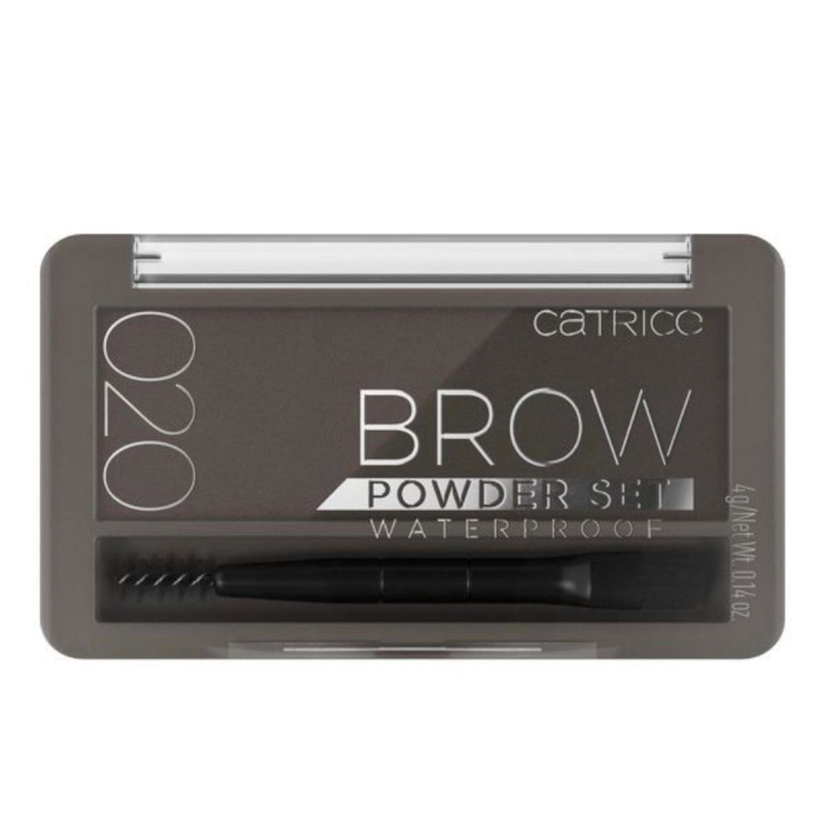 Catrice, Brow Powder Set, Waterproof, Matte, Eyebrow Powder, 020, Ash, 4 g