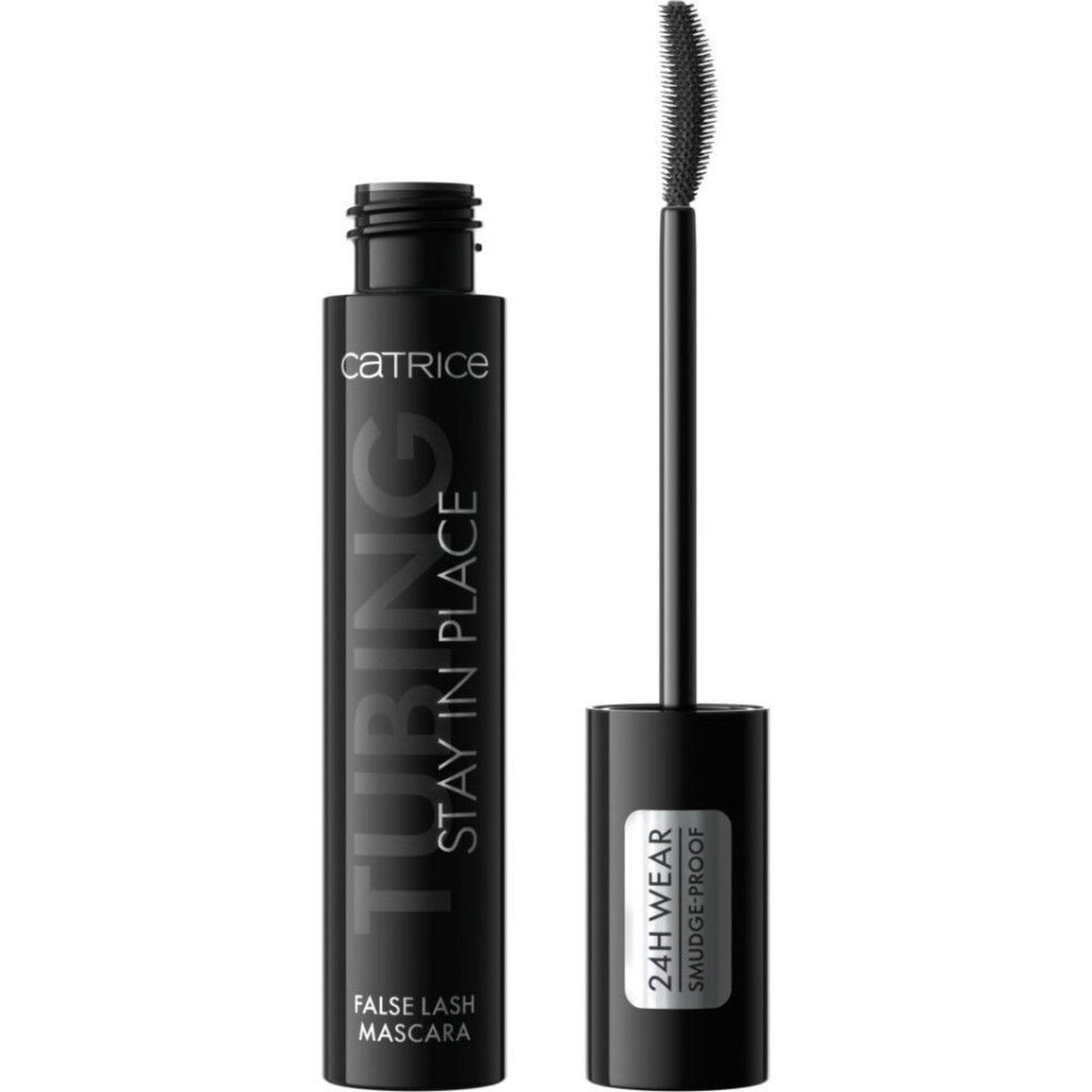 Catrice, Tubing Stay In Place, False Lash Effect, Mascara, 010, No Panda Black, 11 ml