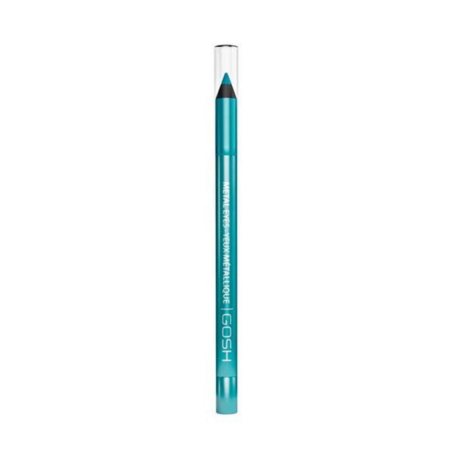 Gosh, Metal Eyes, Gel Pencil Eyeliner, 005, Turquoise, 1.2 g