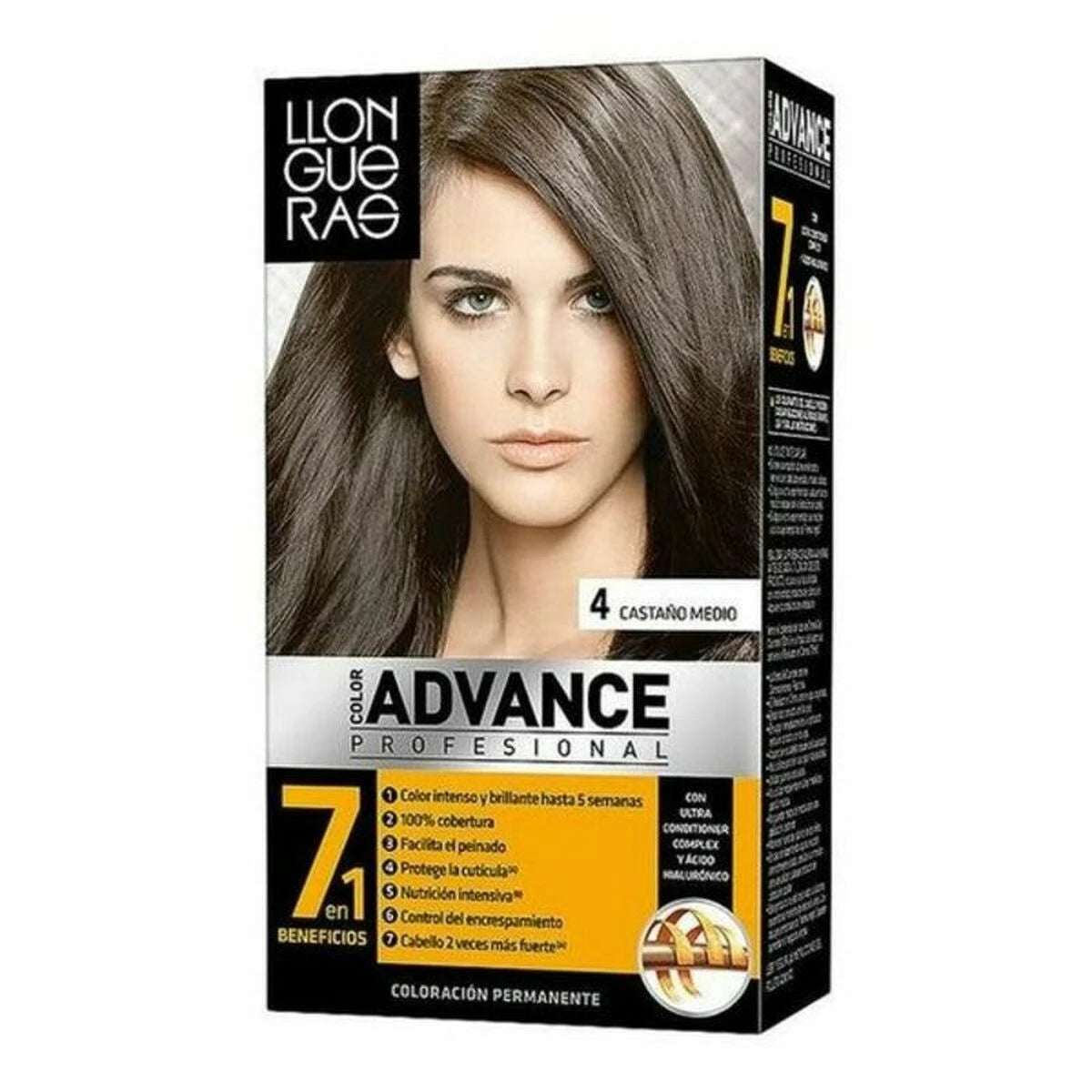 Permanent Dye Llongueras product packaging