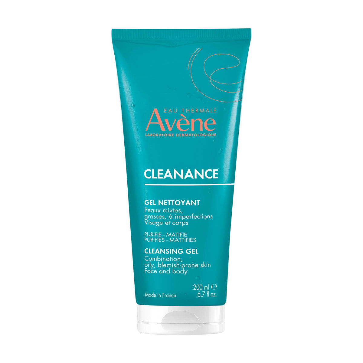 Avene, Cleanance, Purifying, Cleansing Gel, For Face, 200 ml