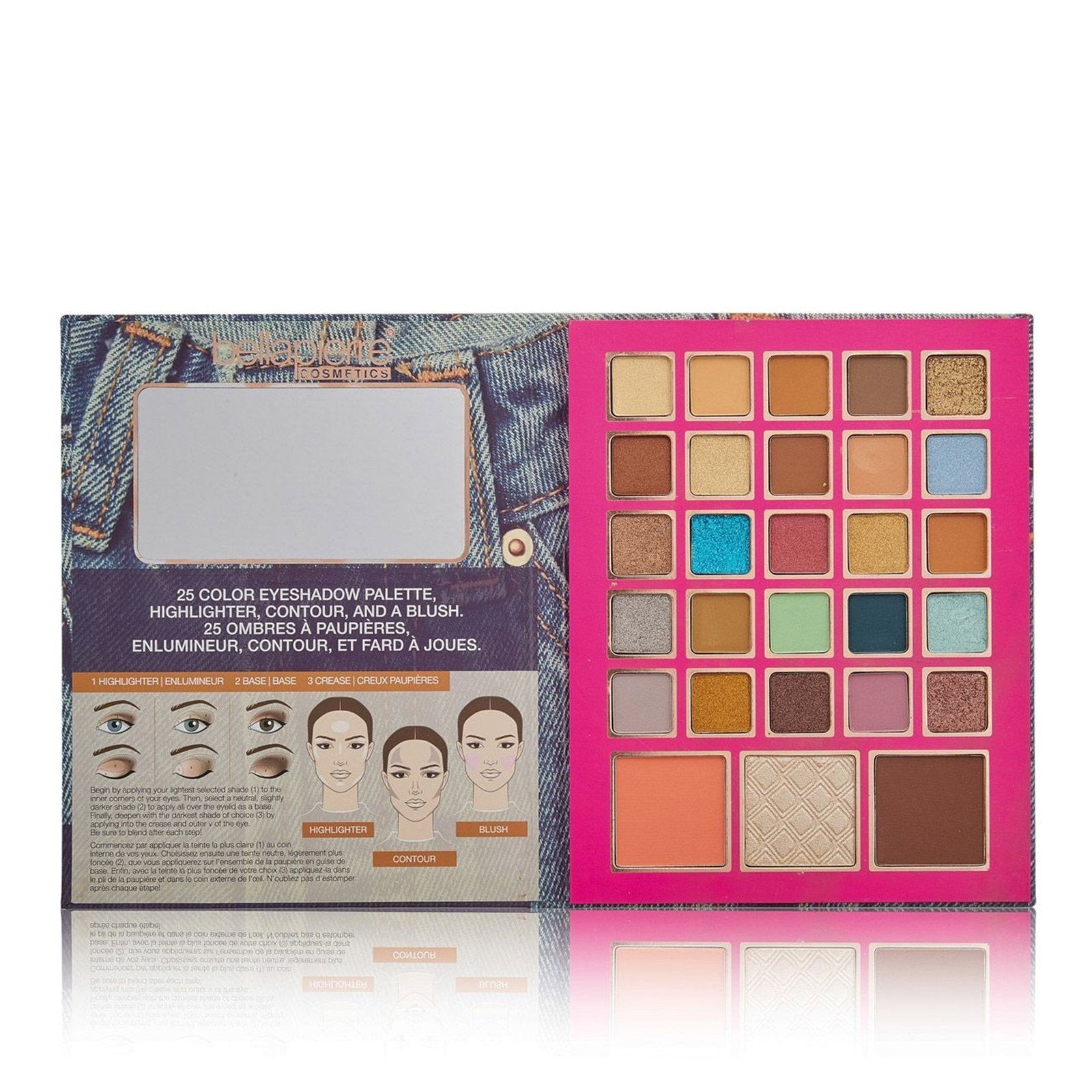 Bellapierre, 90's Glam, Multi-use, Face Palette, 42.5