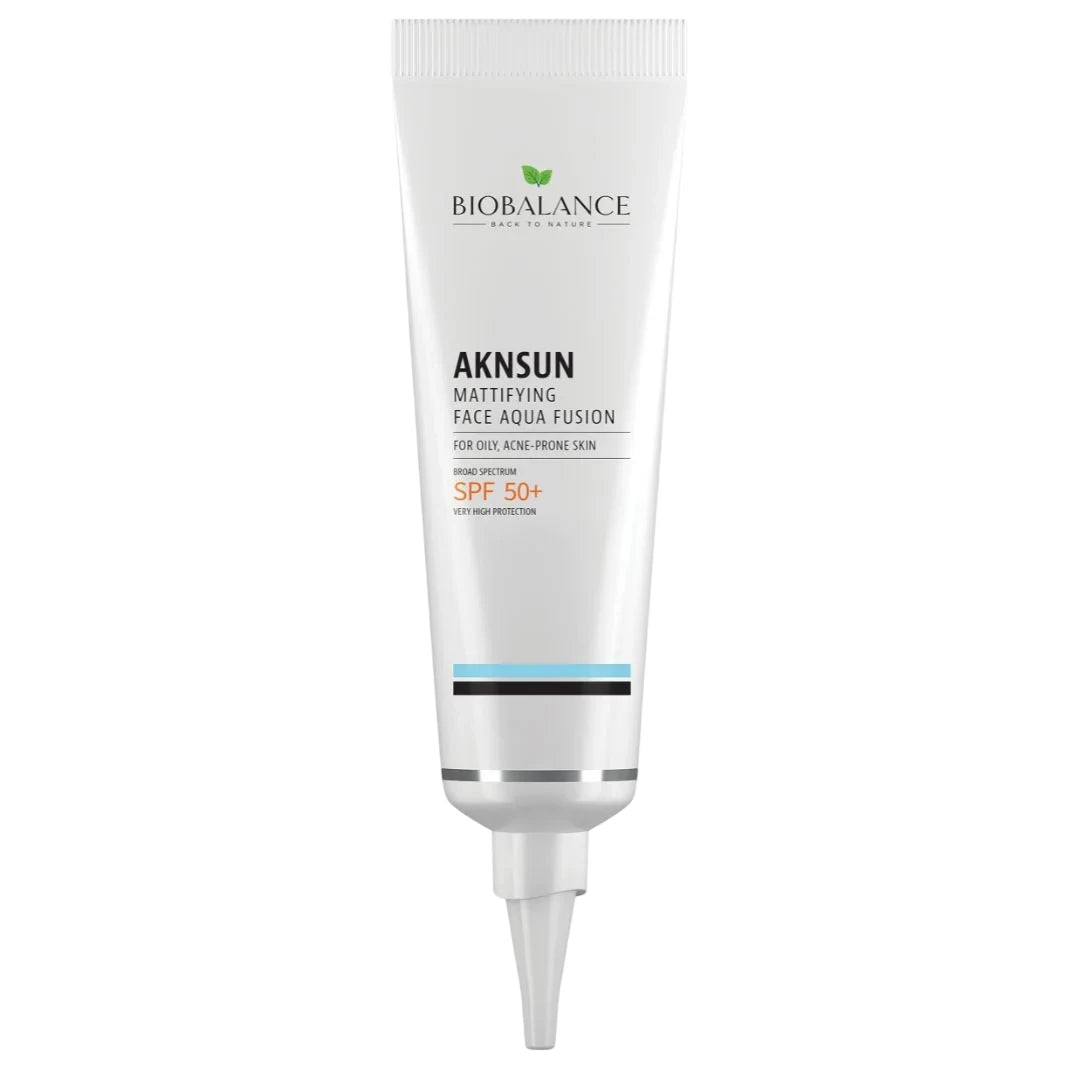Bio Balance, AKNSUN, Matifiant & Protector, Înainte de expunerea la soare, Cremă, Pentru față, SPF 50+, 40 ml