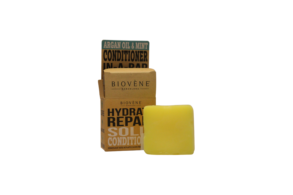 Biovène Hydrate Repair Balsam solid cu ulei de argan și mentă 40 g Tester