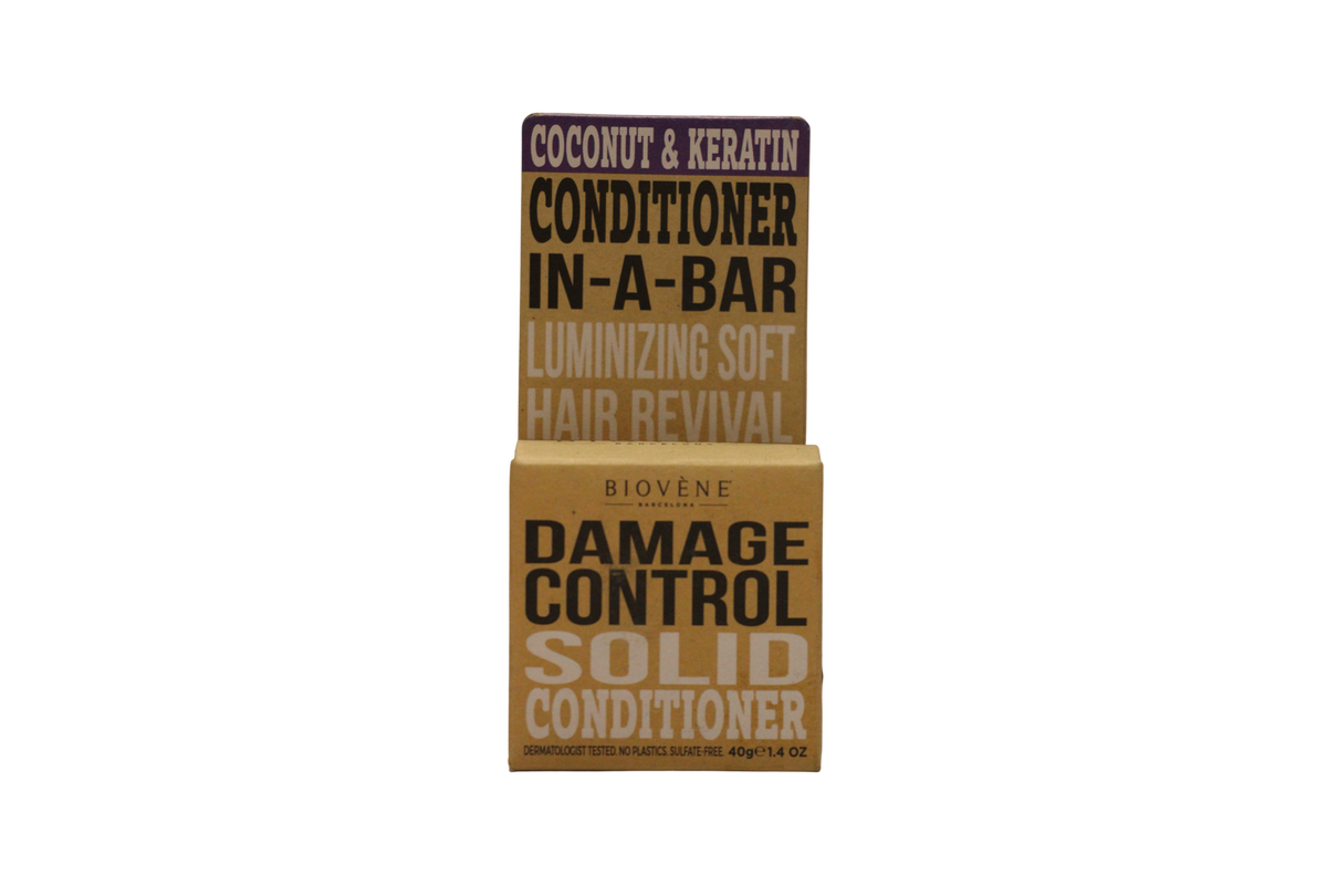 Biovene Damage Control Balsam solid cu cocos și keratină 40 g Tester