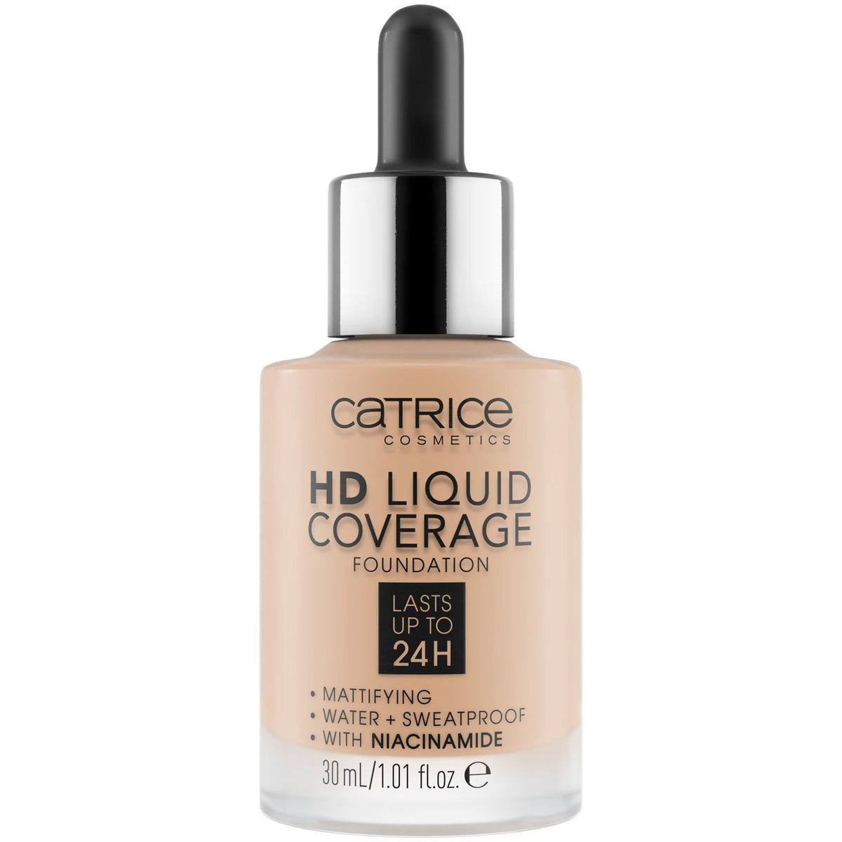 Catrice, HD, Vegan, Matte, Liquid Foundation, 050, Rosy Ash, 30 ml