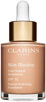 Clarins, Skin Illusion, Liquid Foundation, 107, Beige, SPF 15, 30 ml