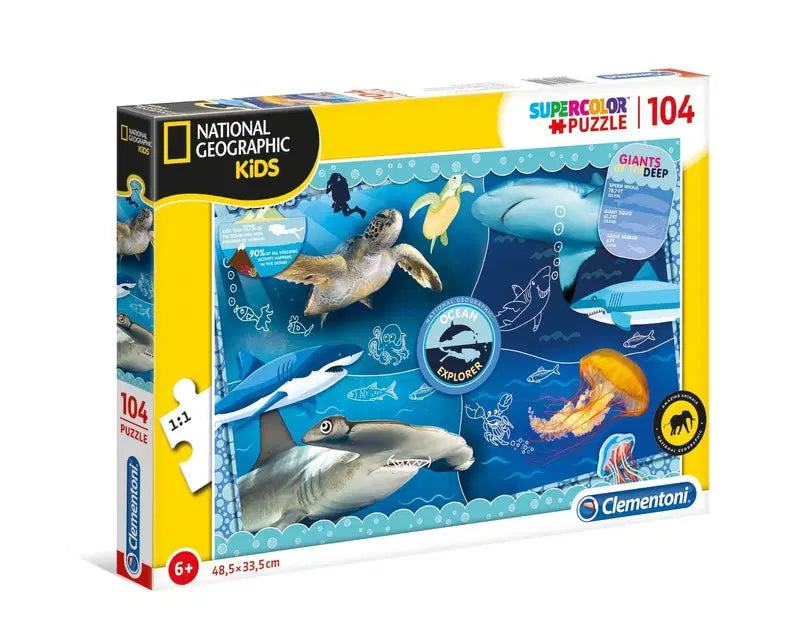 Clementoni, National Geographic Kids, Jigsaw Puzzles 104