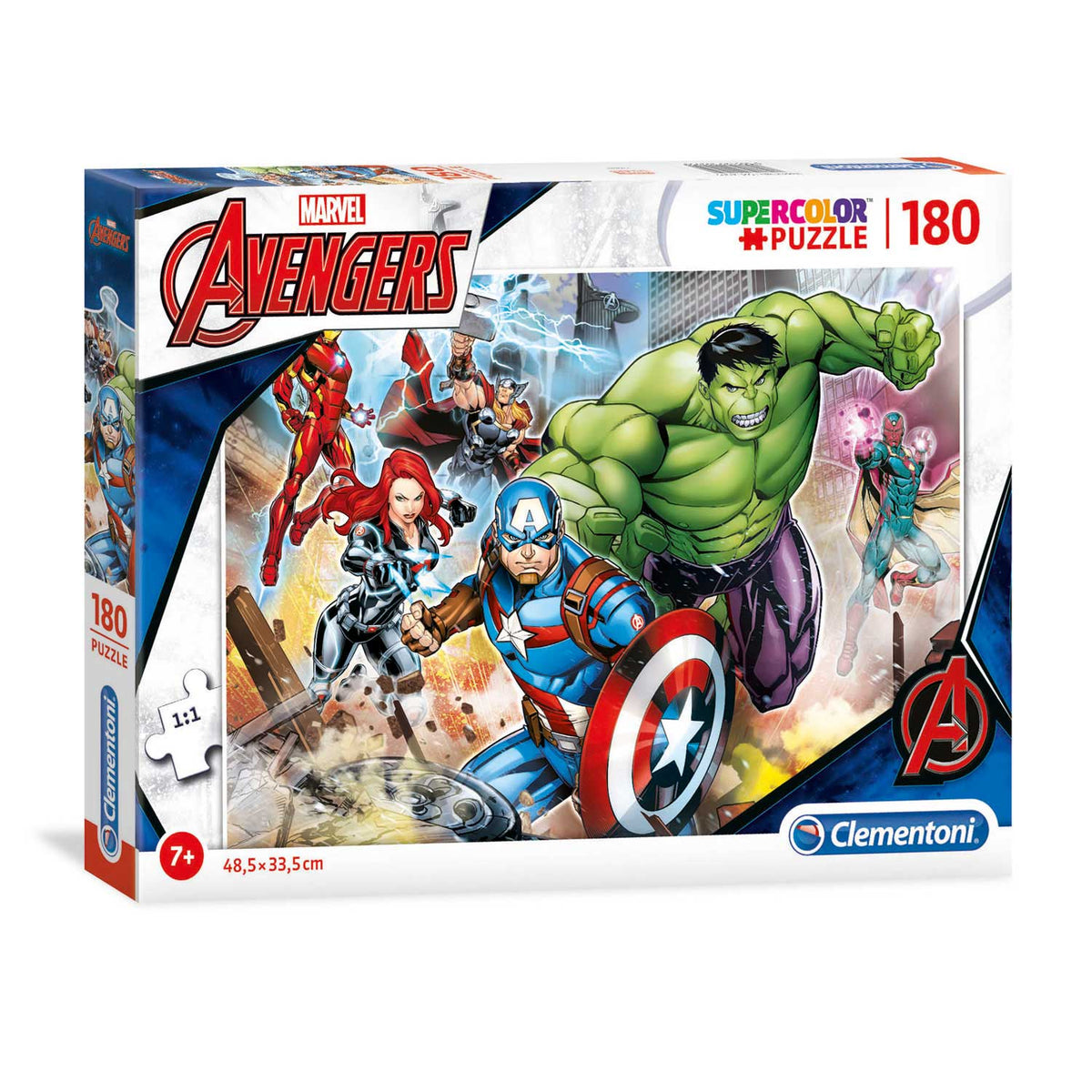 Clementoni, SuperColor, Jigsaw Puzzles 180