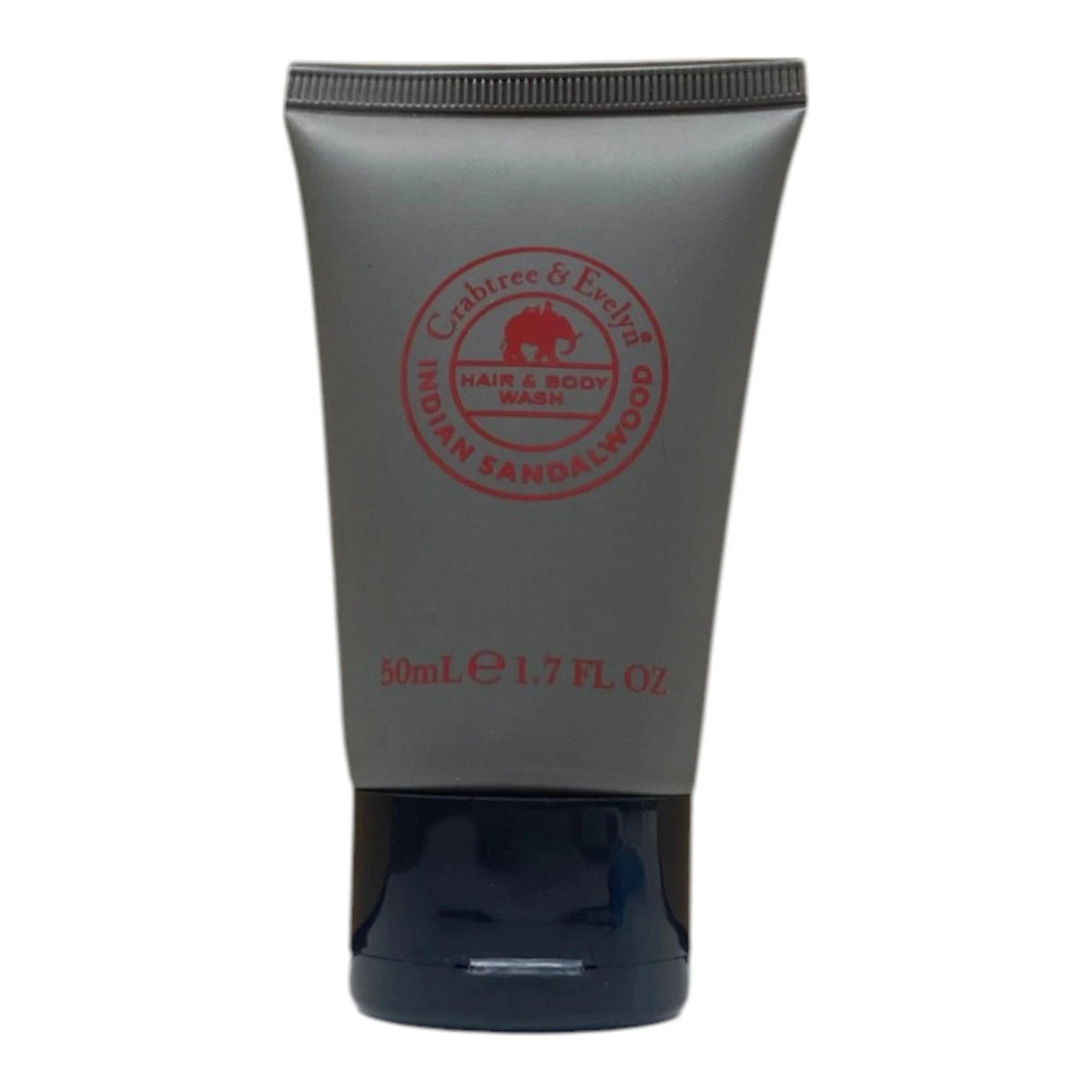 Crabtree & Evelyn, Indian Sandalwood, Shower Gel & Shampoo 2-In-1, 50 ml