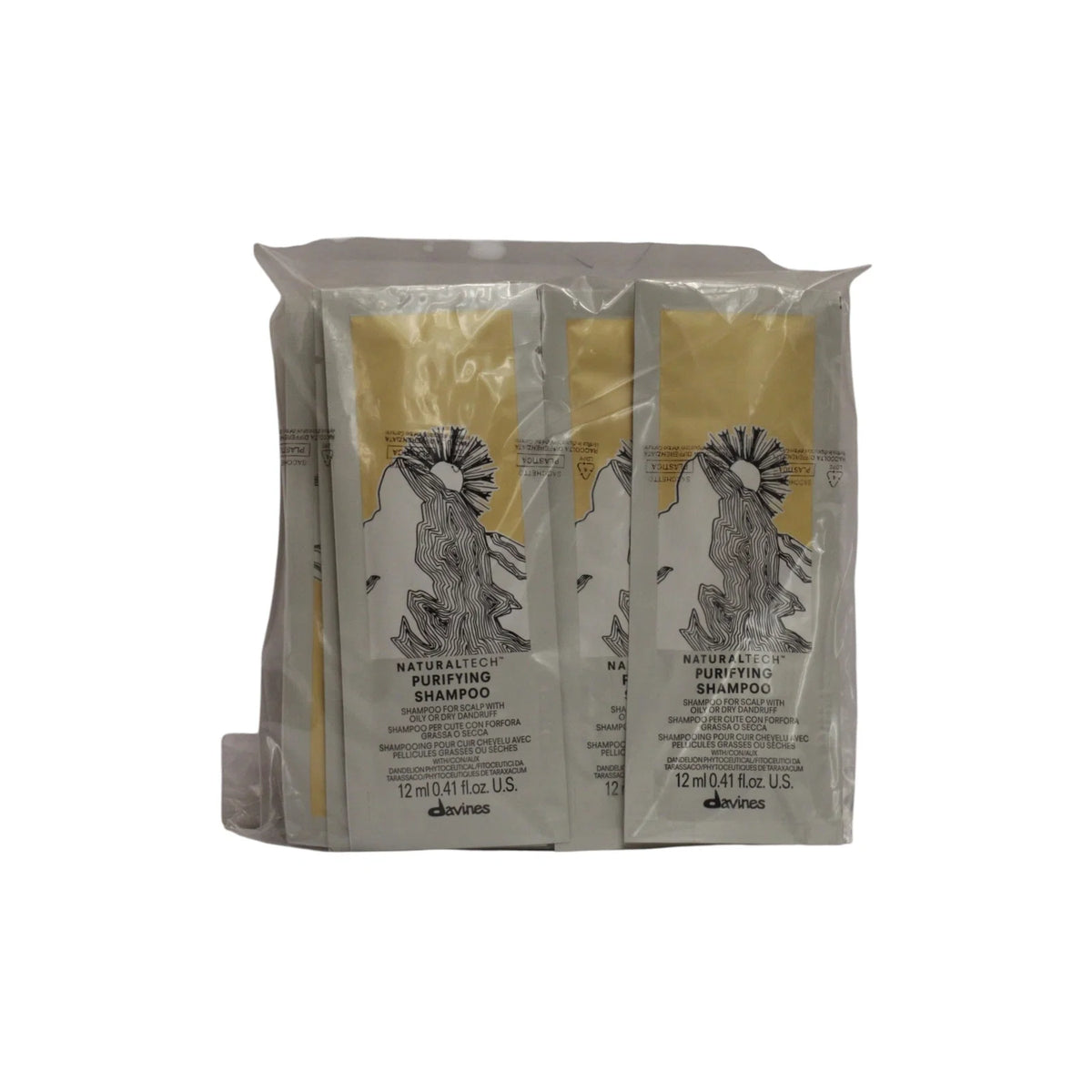 Davines NaturalTech Șampon purifiant 12 buc