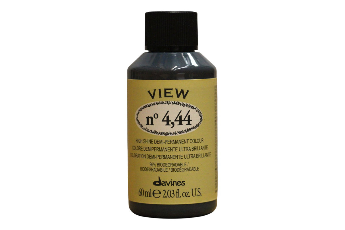 Davines, View, Demi-Permanent Hair Dye, 4.44 , 60 ml