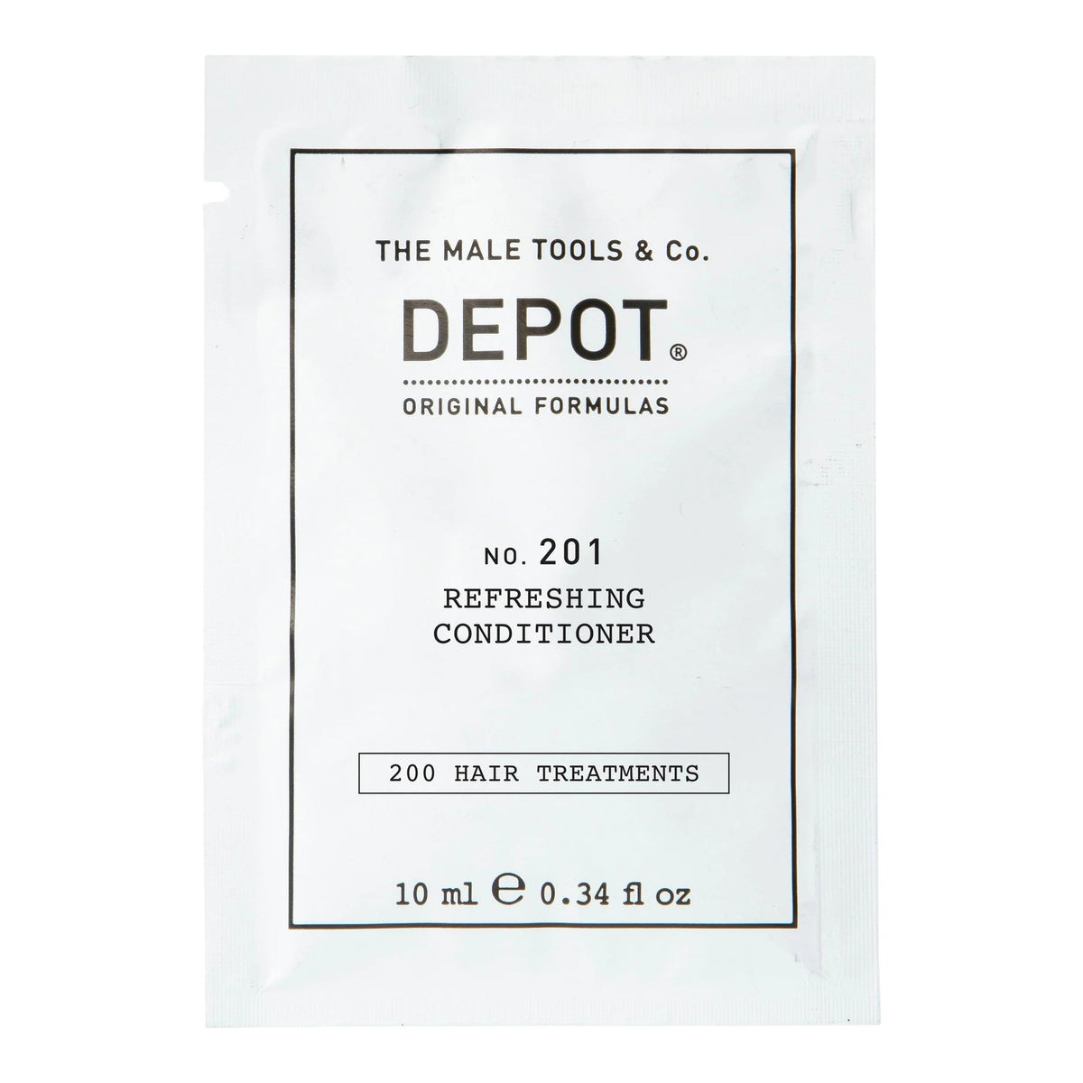 Depot, 200 Hair Treatments No. 201, Botanical Complex, Hair Conditioner, For Revitalizing, 10 ml