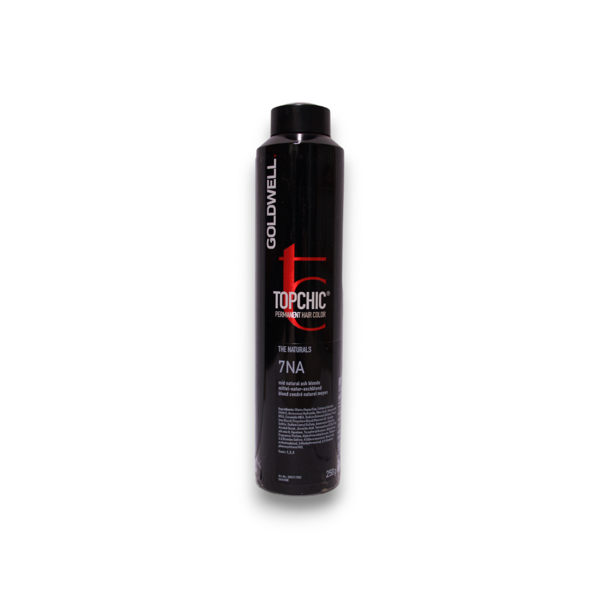 Goldwell, TopChic, Permanent Hair Dye, 7NA Mid Natural Ash Blonde, 250 ml