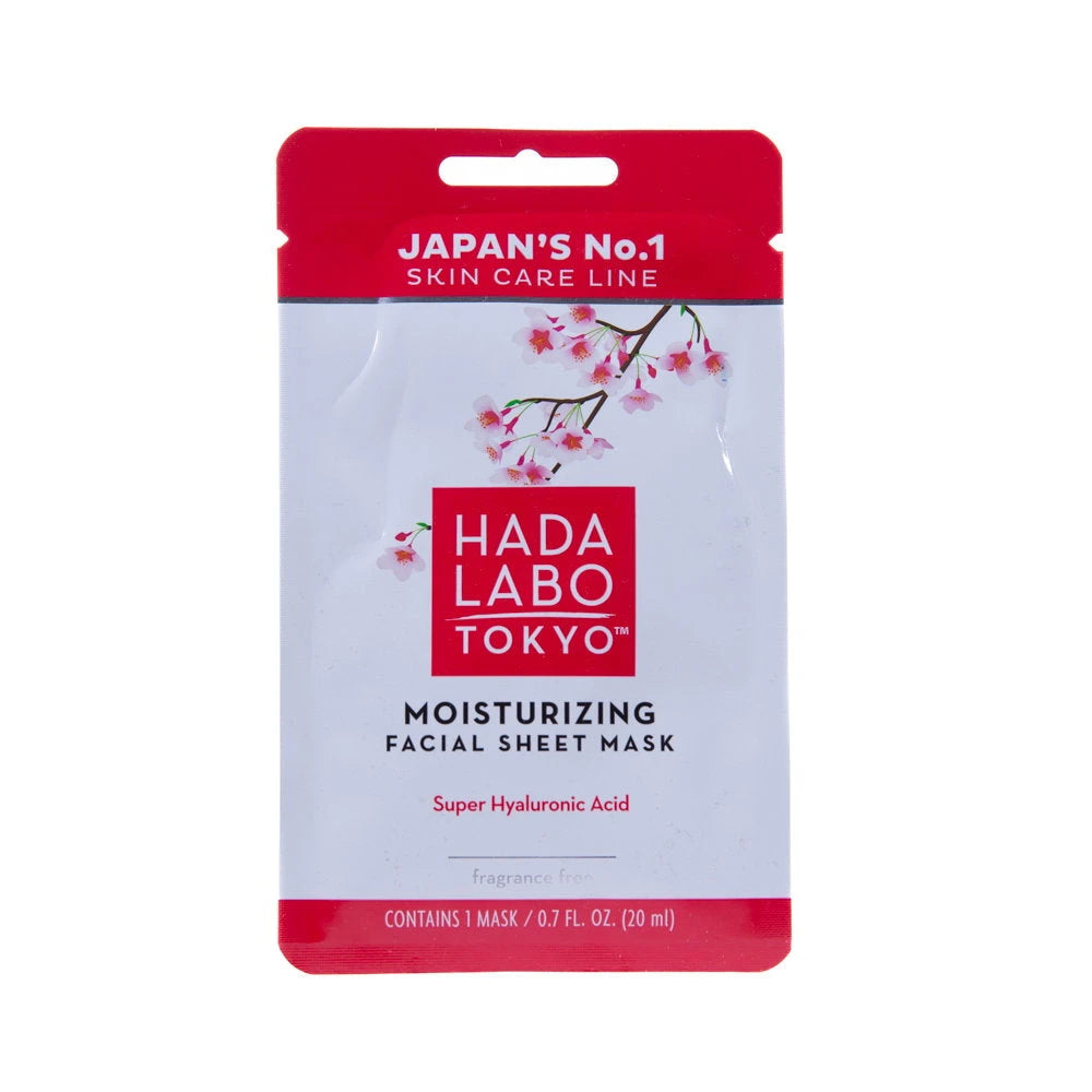 Hada Labo Tokyo Mască facială hidratantă tip șervețel cu super acid hialuronic 20 ml