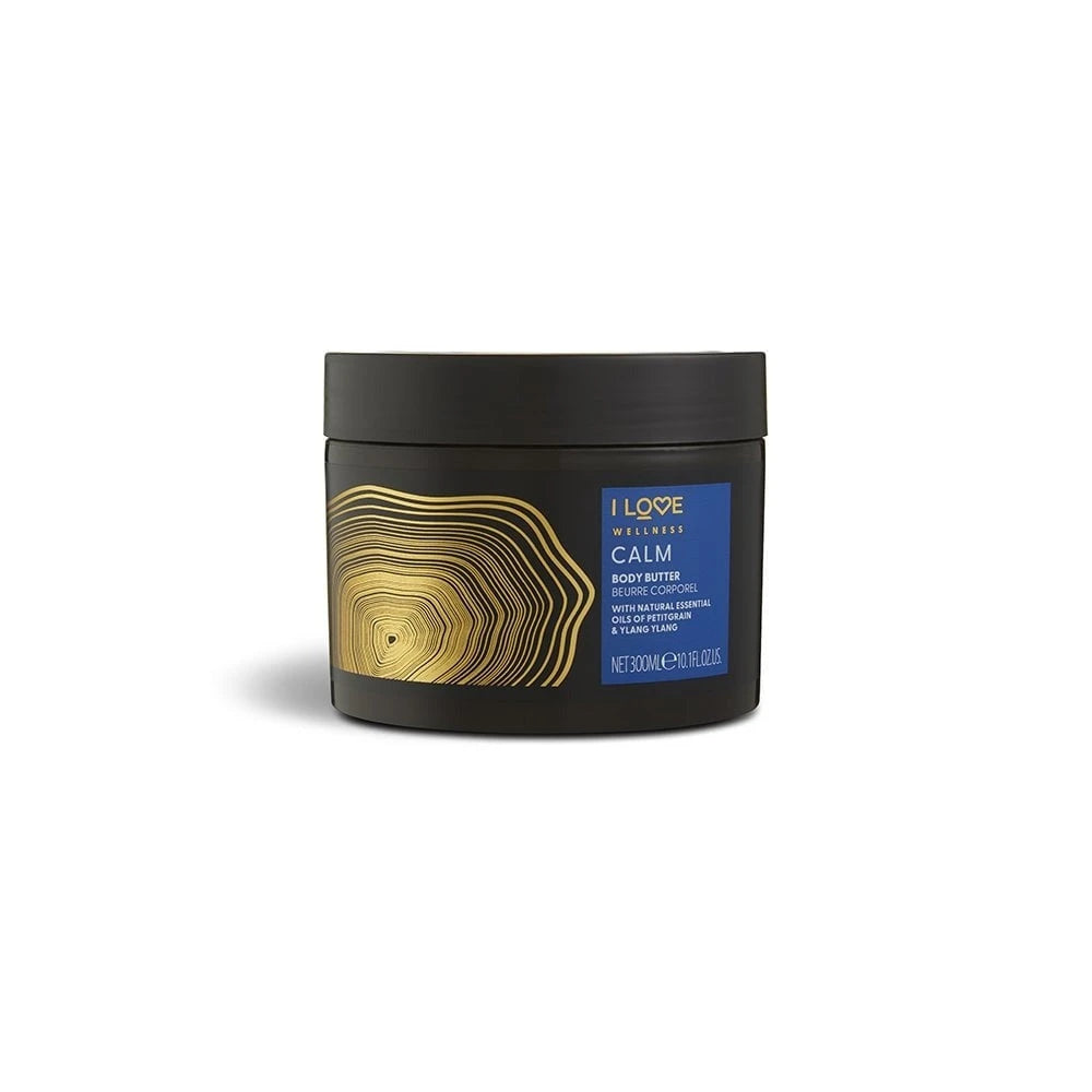 I Love, Wellness Calm, Vegan, Hydrating, Ylang Ylang & Lavender, Body Butter, 300 ml