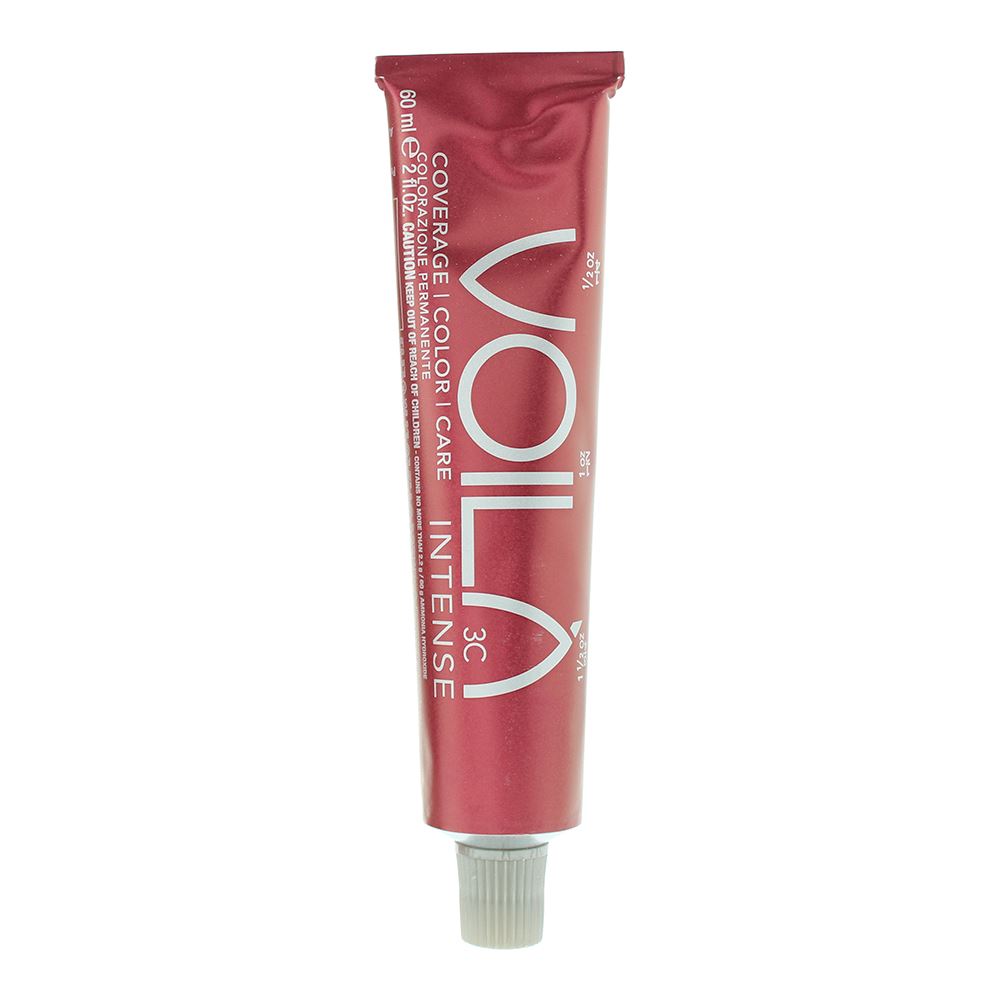 Intercosmo, Voila 3C Intense, Permanent Hair Dye, 5.22 Light Brown Intense Purple, 60 ml