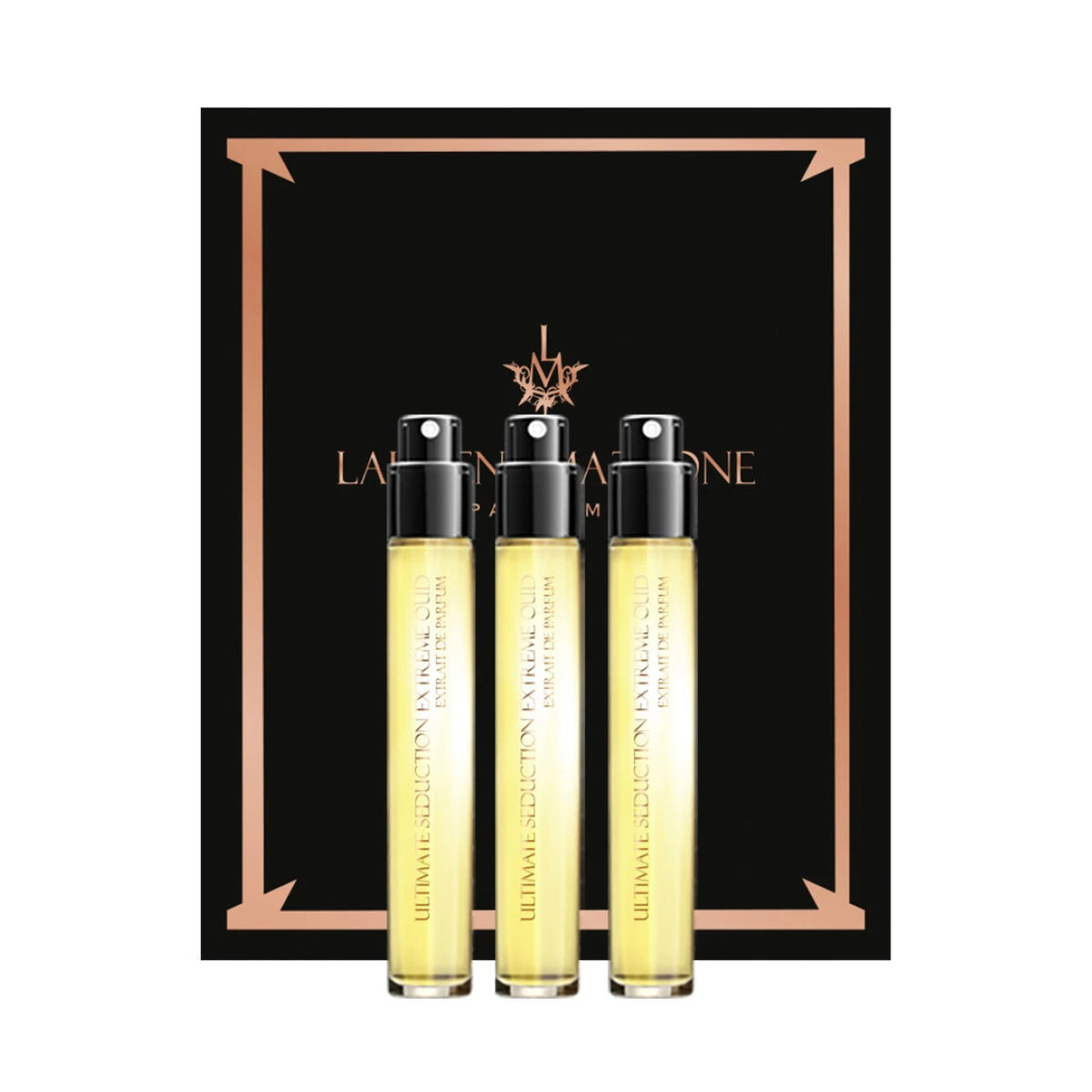 Set Trio, Laurent Mazzone, Ultimate Seduction Oud, Extrait De Parfum, Unisex, 3 pcs, 15 ml *Miniature