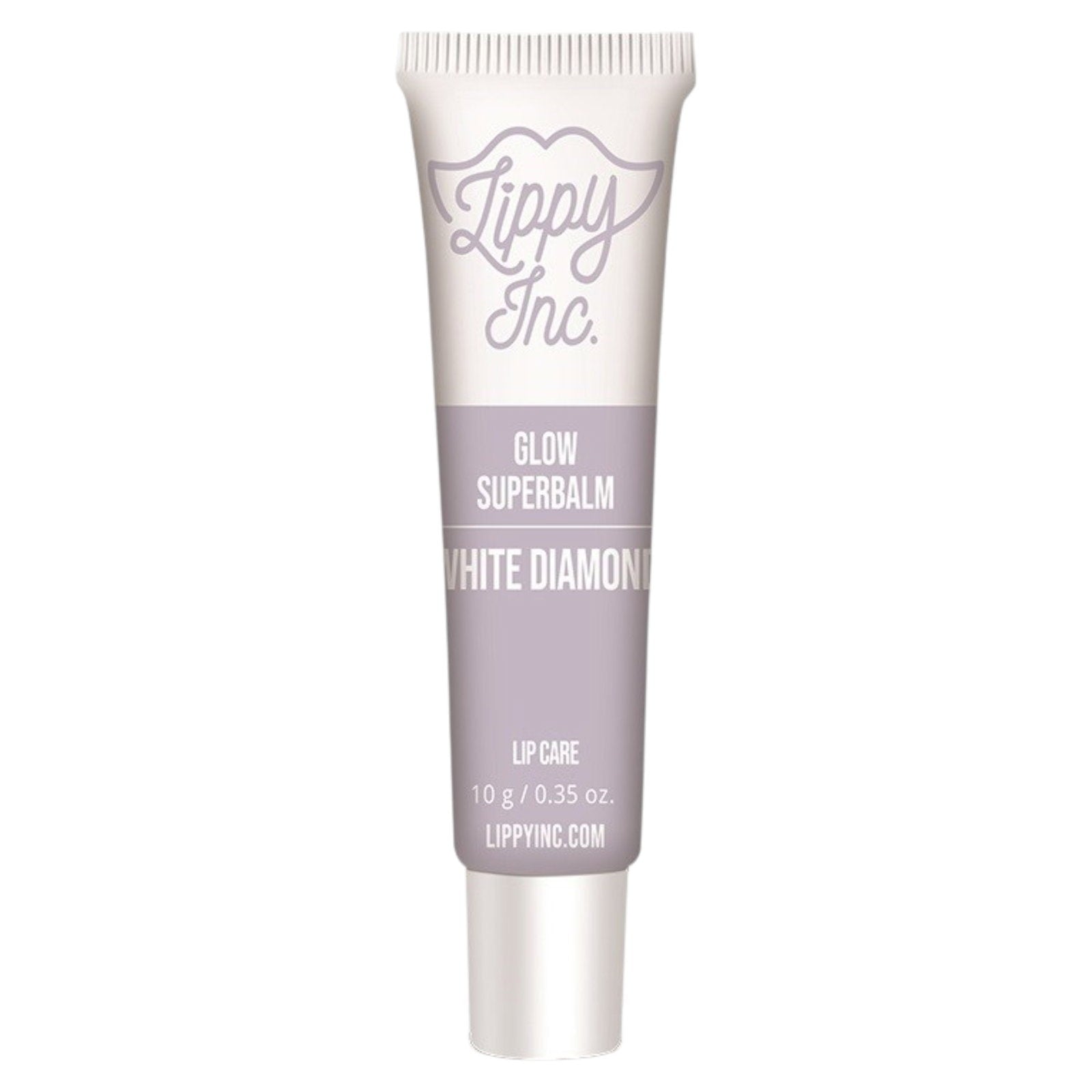 Lippy Inc., Glow Superbalm White Diamond, Glossy Finish, Lip Balm, 10 g