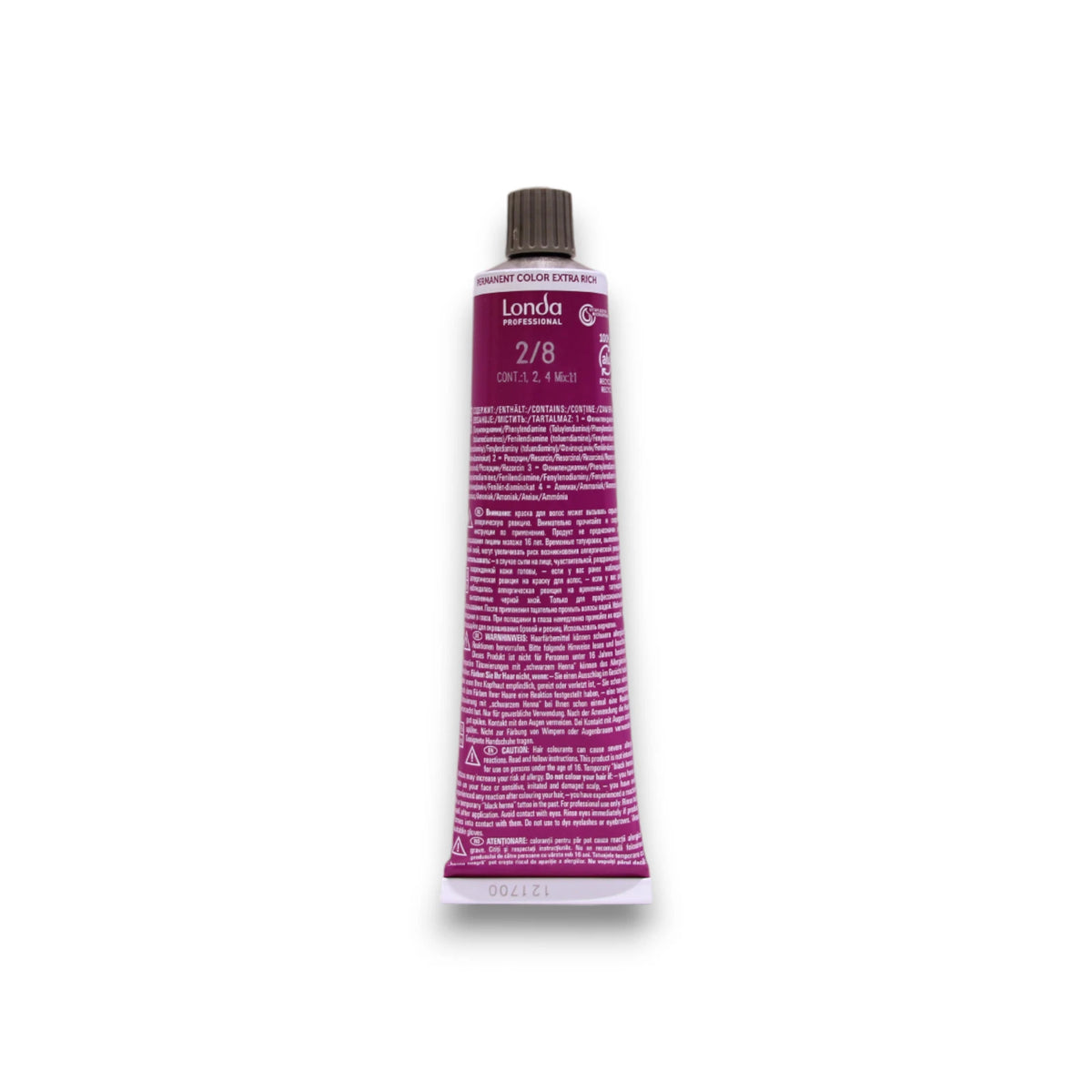 Londa Professional, Londacolor, Permanent Hair Dye, 2/8 Dark Blue, 60 ml