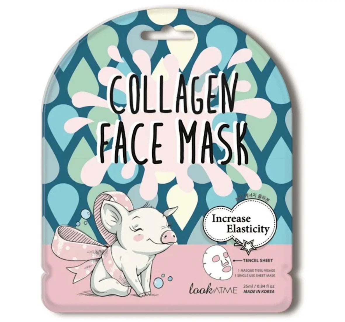 Look At Me Mască tip șervețel cu colagen - Crește elasticitatea 25 ml
