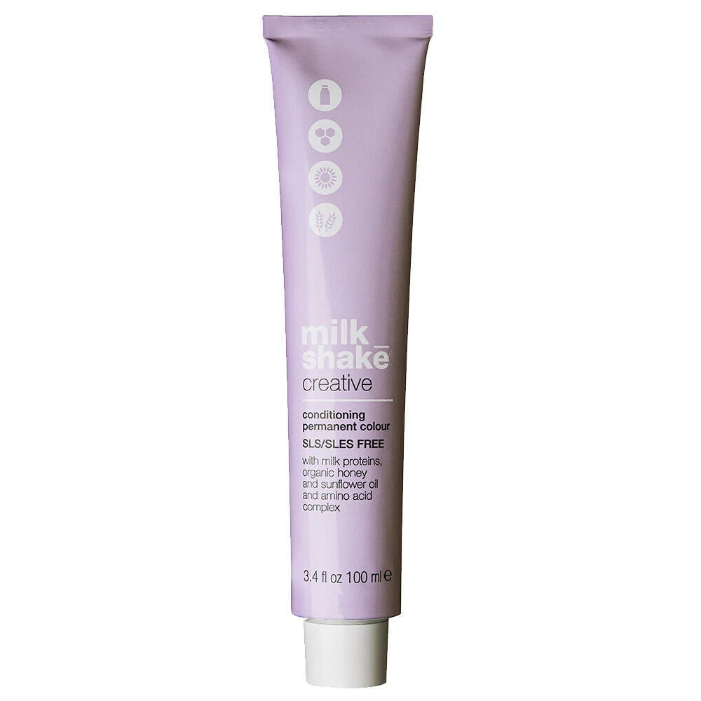 Milk Shake, Creative, SLS/SLES-Free, Permanent Hair Dye, 6.546MC Copper Mahogany Dark Blond, 100 ml