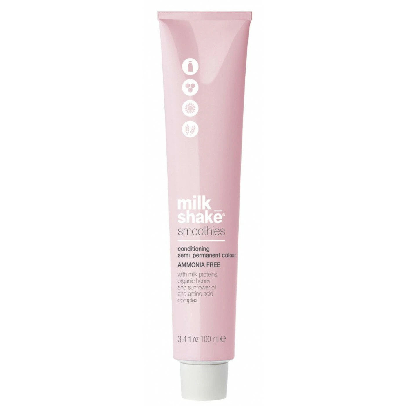 Milk Shake, Smoothies, Ammonia-Free, Semi-Permanent Hair Dye, 6.E Natural Exotic Dark Blonde, 100 ml