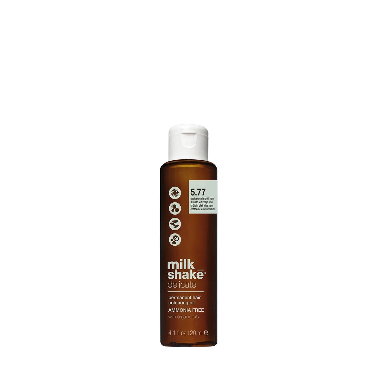 Milk Shake, Delicate, Ammonia-Free, Permanent Hair Colouring Oil, 5.43 , 120 ml