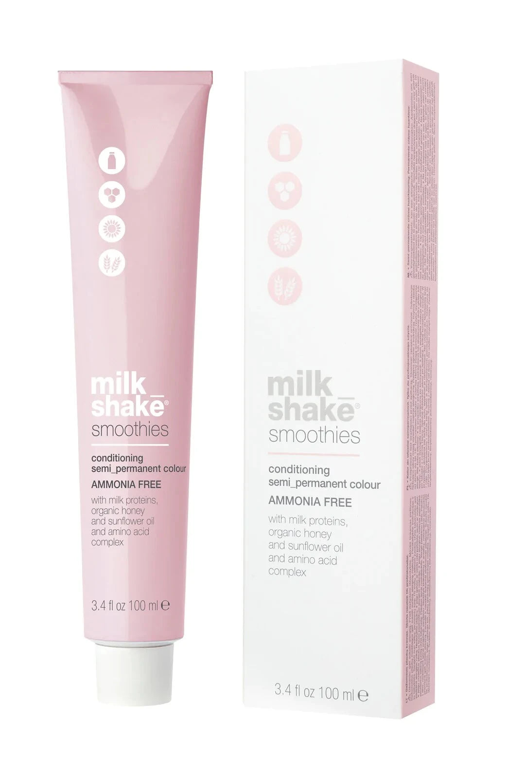 Milk Shake, Smoothies, Semi-Permanent Hair Dye, 10.08 Natural Moka Platinum Lightest Blond, 100 ml