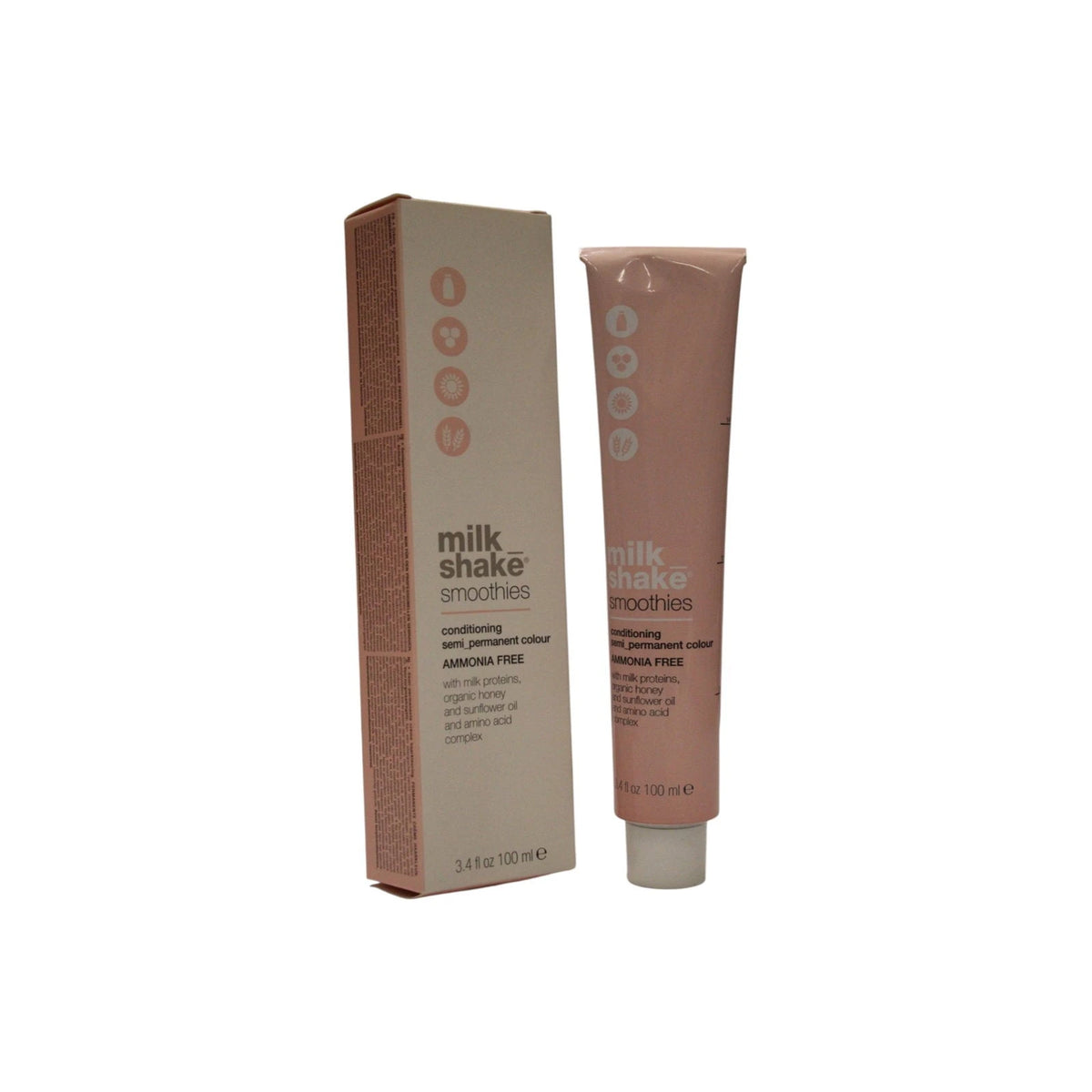 milk_shake Smoothies Vopsea de păr semi-permanentă 5.8 Moka Light Brown 100 ml
