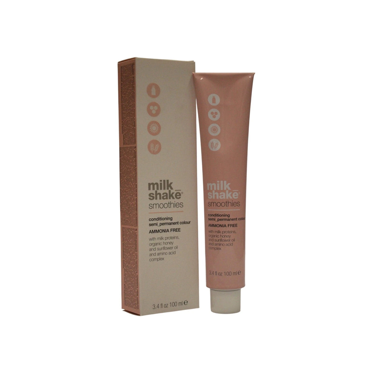 milk_shake Smoothies Vopsea de păr semipermanentă 9.7 Blond violet foarte deschis 100 ml