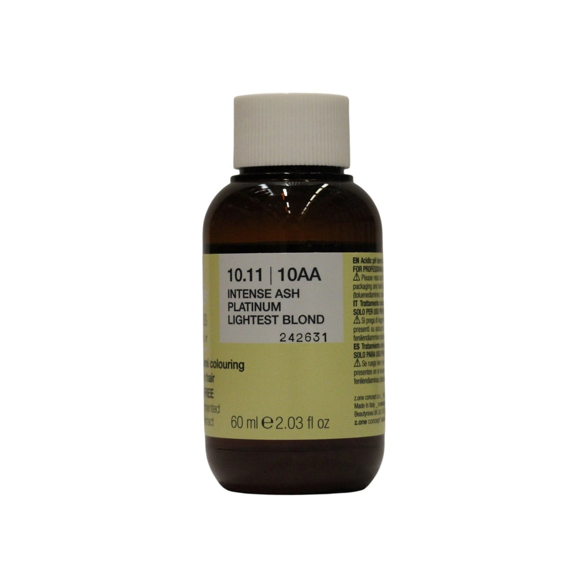 Milk Shake The Gloss Culoare demi-permanentă cu pH acid 10.11 Blond platinat foarte deschis cenușiu intens 60 ml