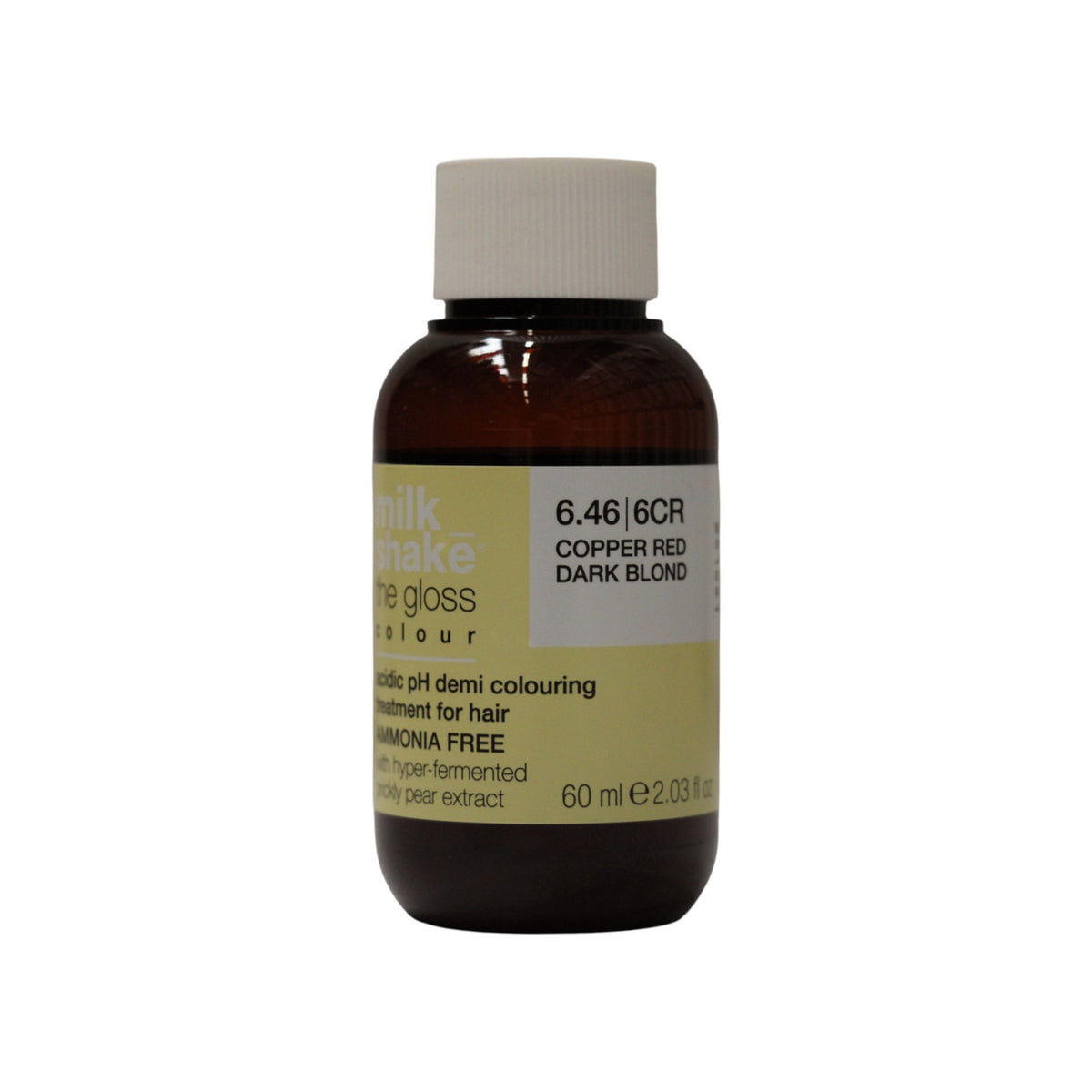 Milk Shake The Gloss Vopsea demipermanentă pentru păr cu pH acid 6.46 Blond închis arămiu roșu 60 ml