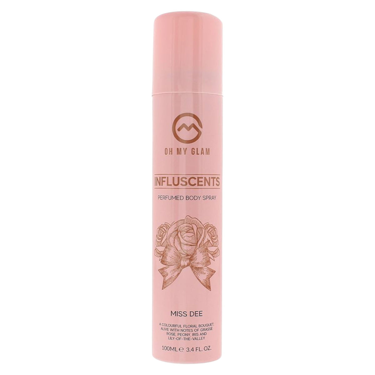 Oh My Glam, Influscent Miss Dee, Body Spray, Lily of the Valley, 100 ml