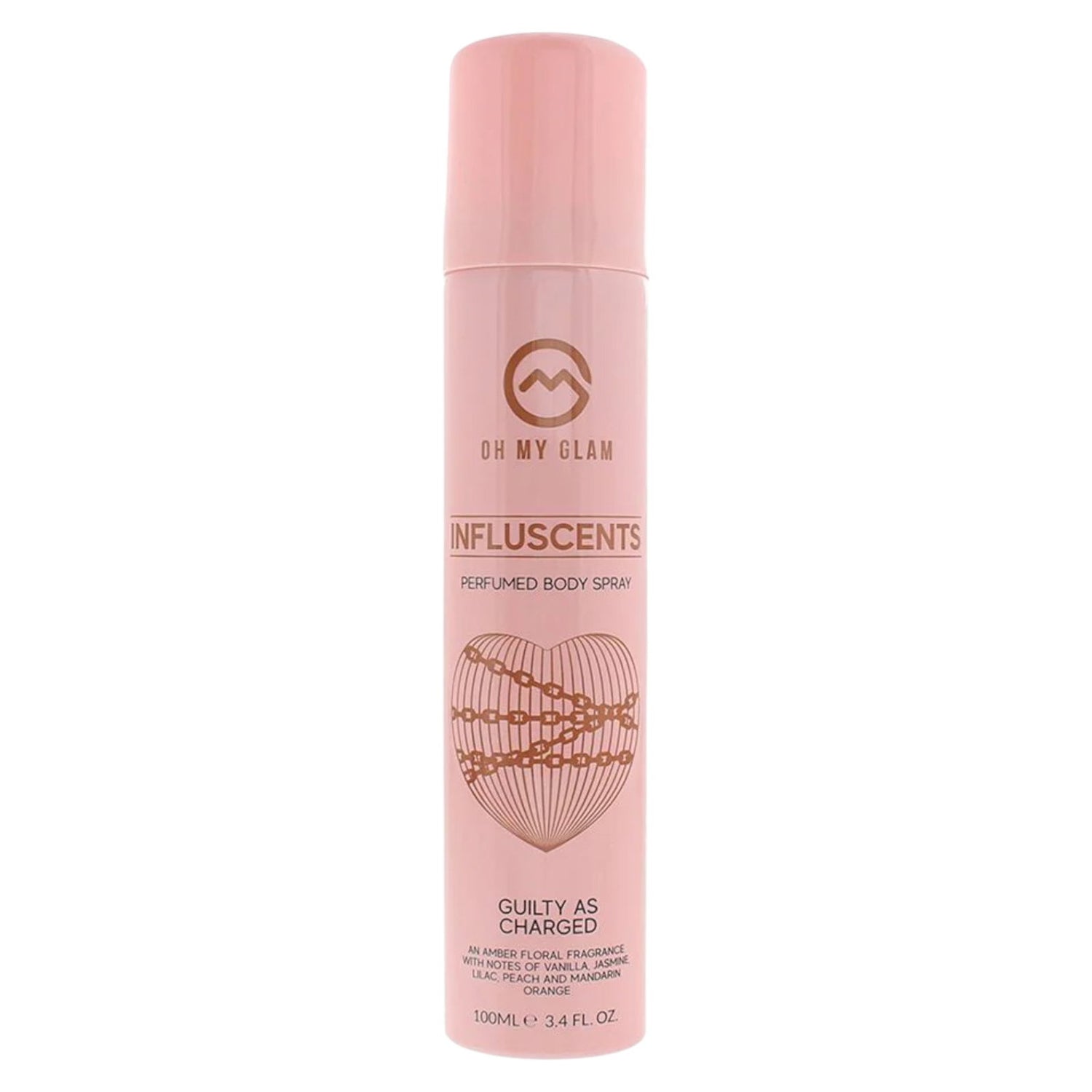 Oh My Glam, Influscents Guilty As Charged, Body Spray, 100 ml