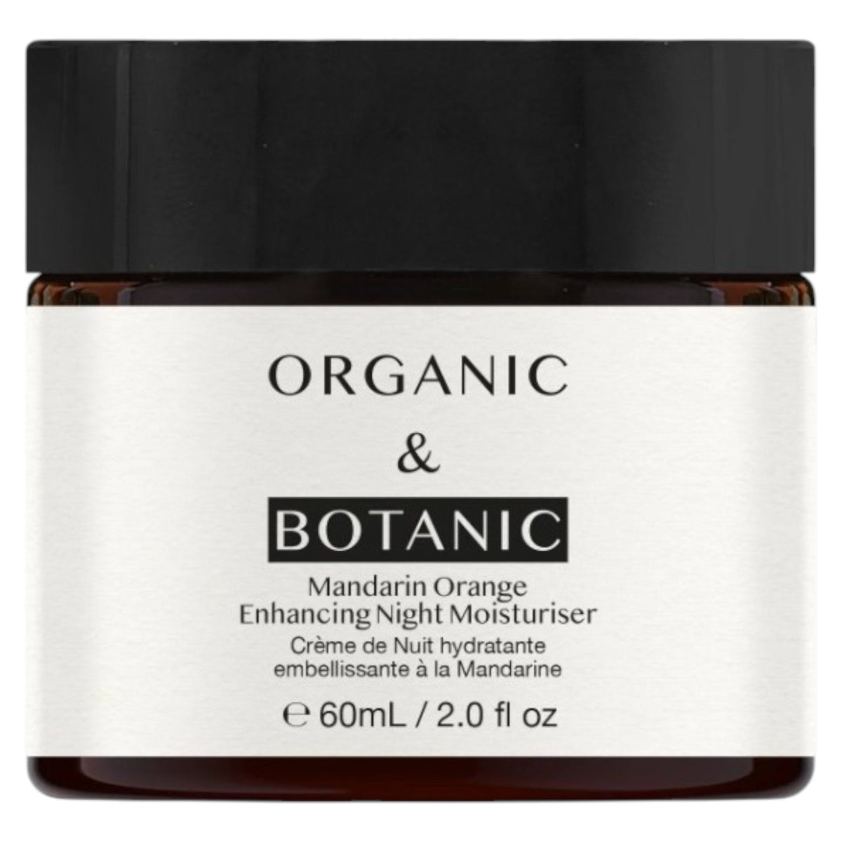 Organic & Botanic, Mandarin Orange, Moisturizing, At Night, Cream, For Face, 60 ml