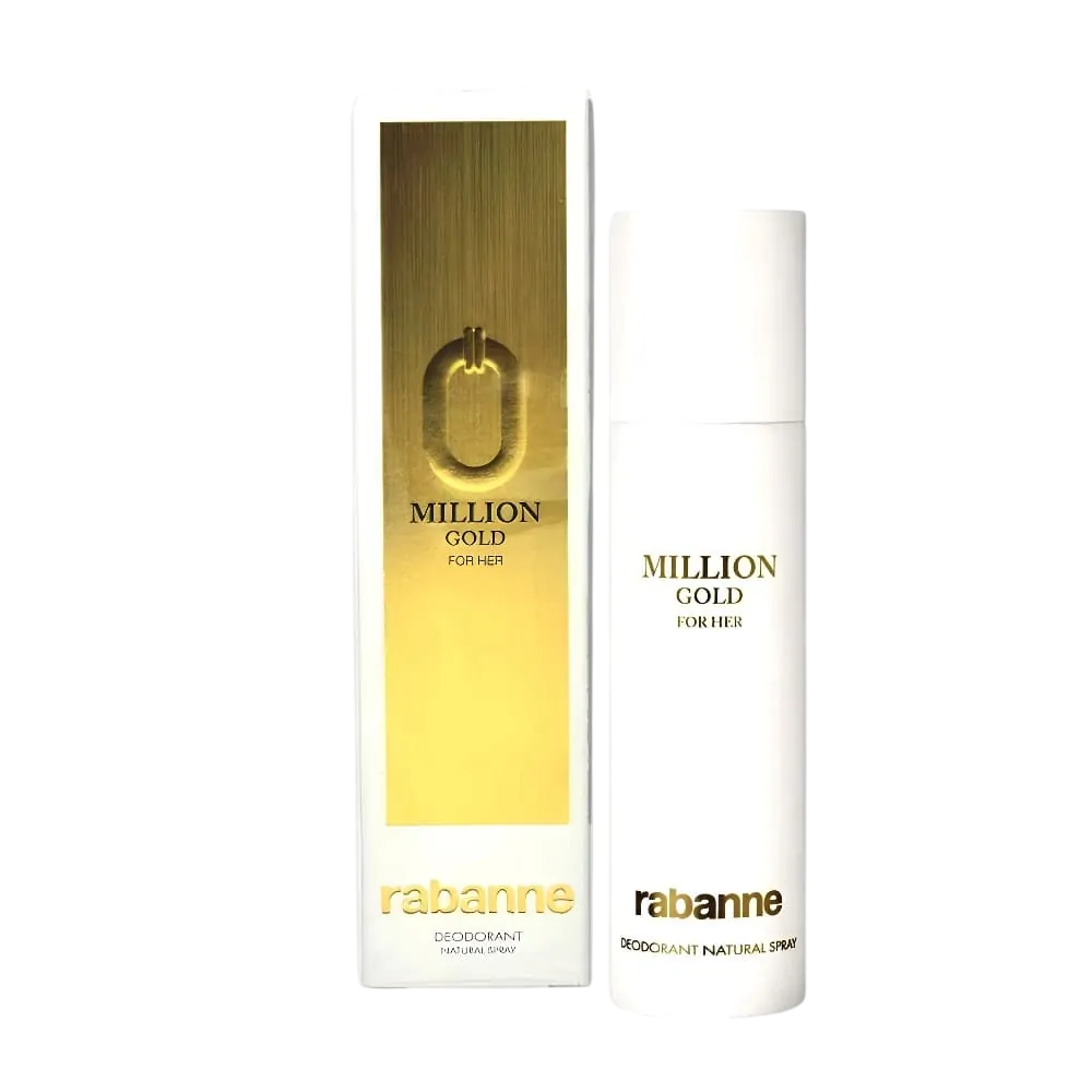Paco Rabanne, Million Gold, Deodorant Spray, For Women, 150 ml