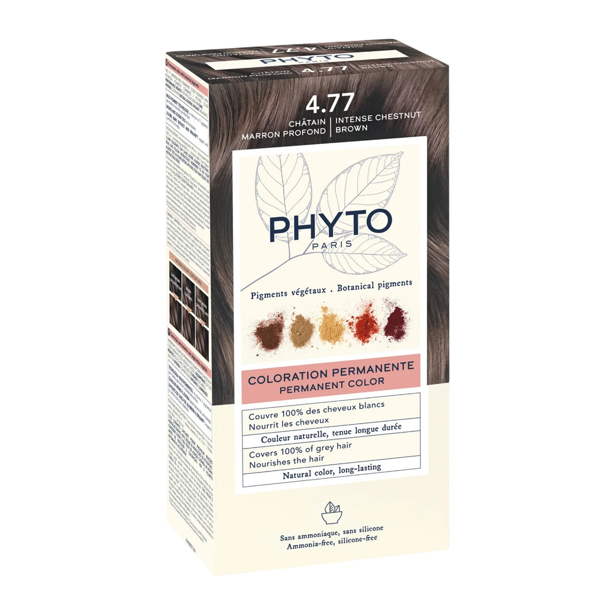 Phyto Phytocolor Vopsea permanentă de păr 4.77 Castaniu maro intens 50 ml