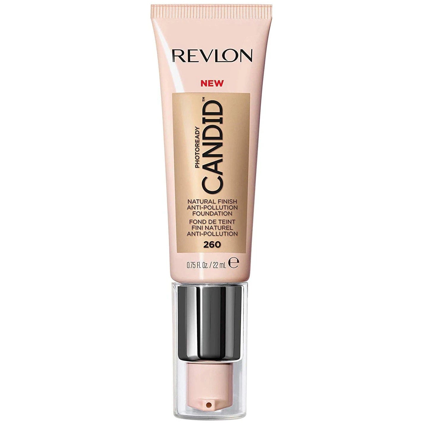 Revlon, PhotoReady Candid, Natural Finish, Cream Foundation, 260, Chai, 22 ml
