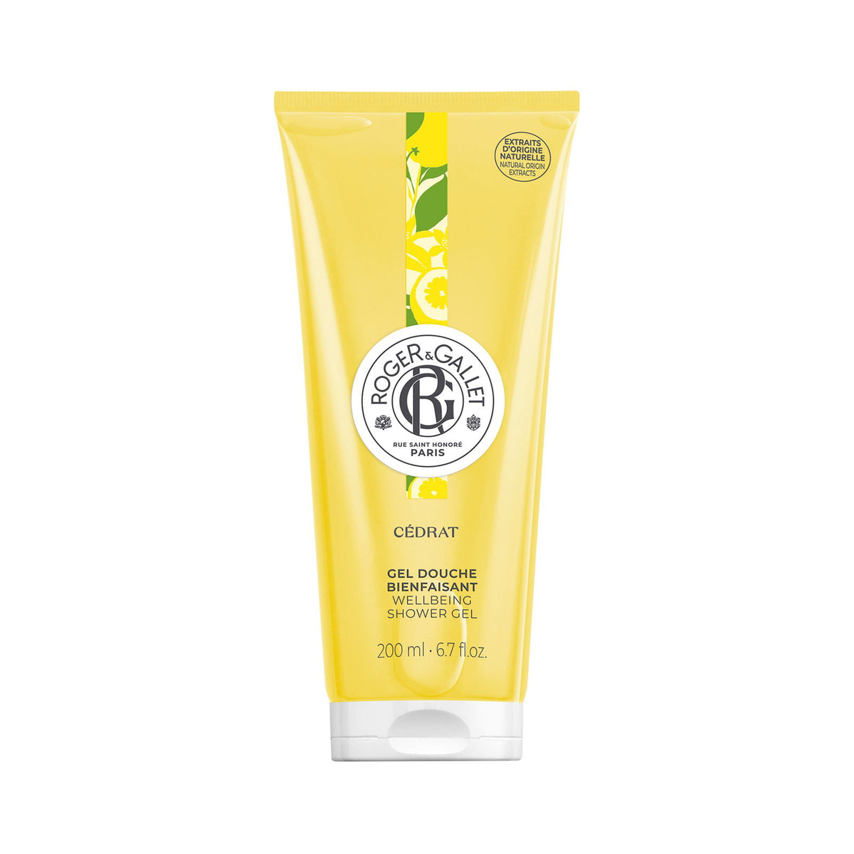 Roger & Gallet Cedrat Gel de duș pentru o stare de bine 200 ml